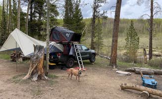 Brielle E.'s photo of tent camping at Twin Lakes Dispersed Camping - Site 2 West near Monarch, CO
