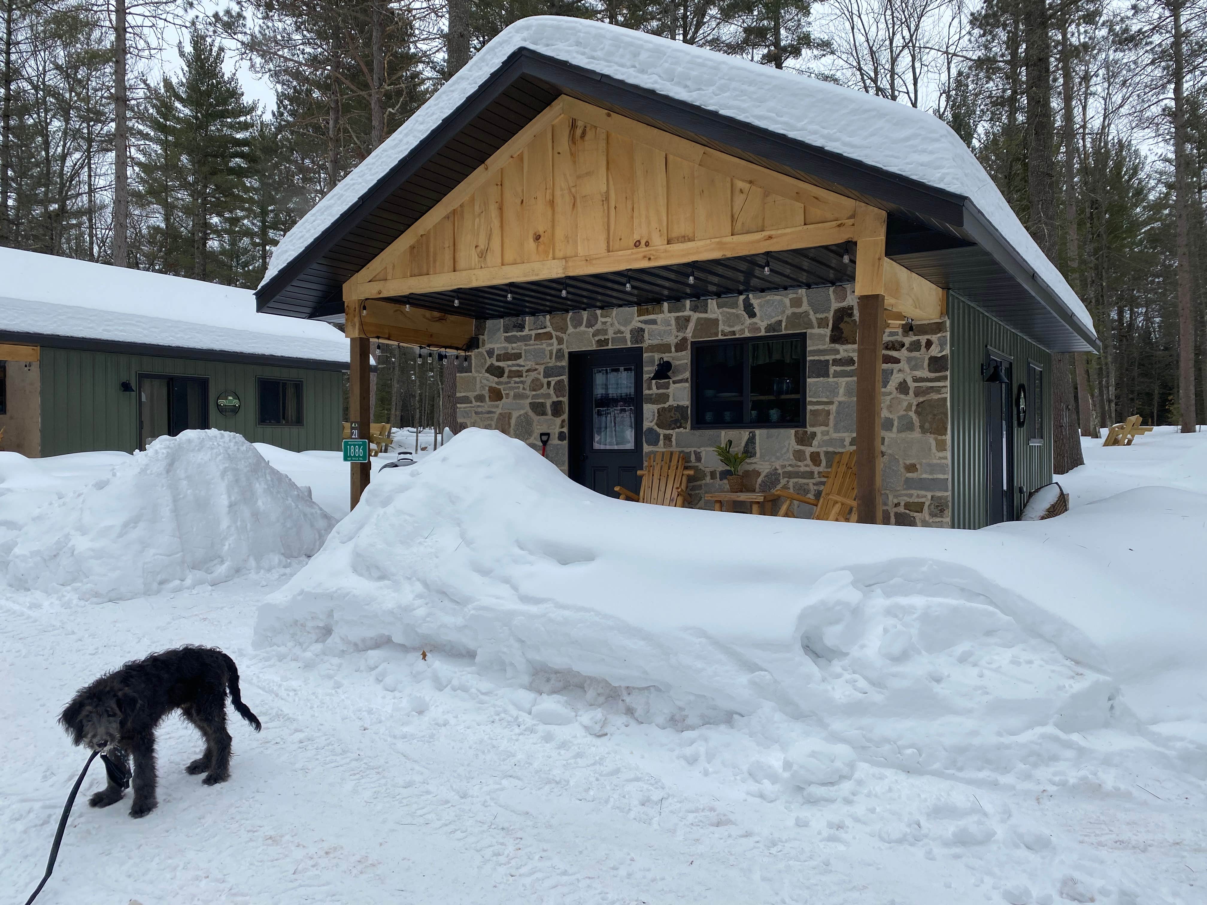 Chris W.'s photo of camping with pets at Peaceful Pines Resort near Watersmeet, MI