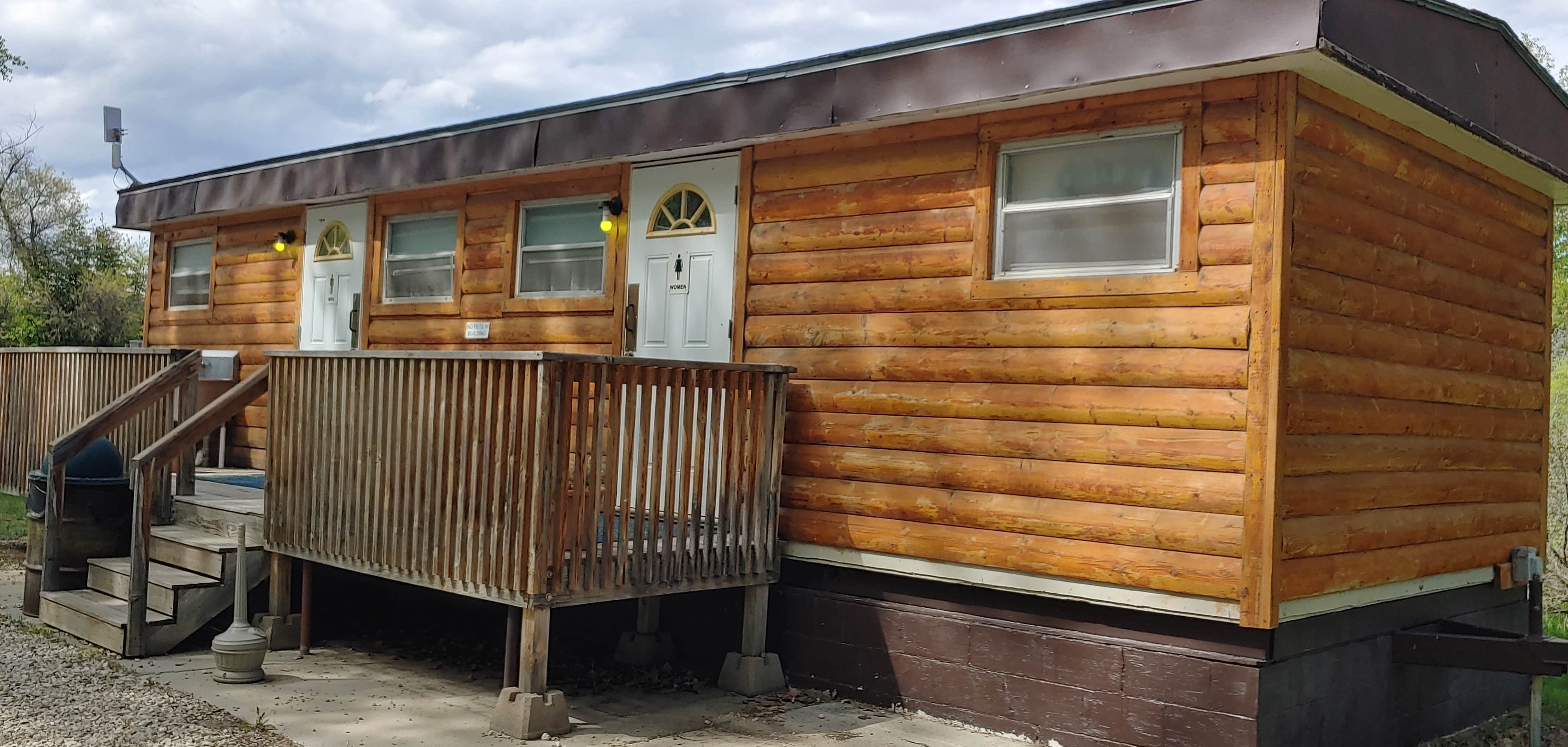 deb K.'s photo of a cabin at Indian Campground near Buffalo, WY