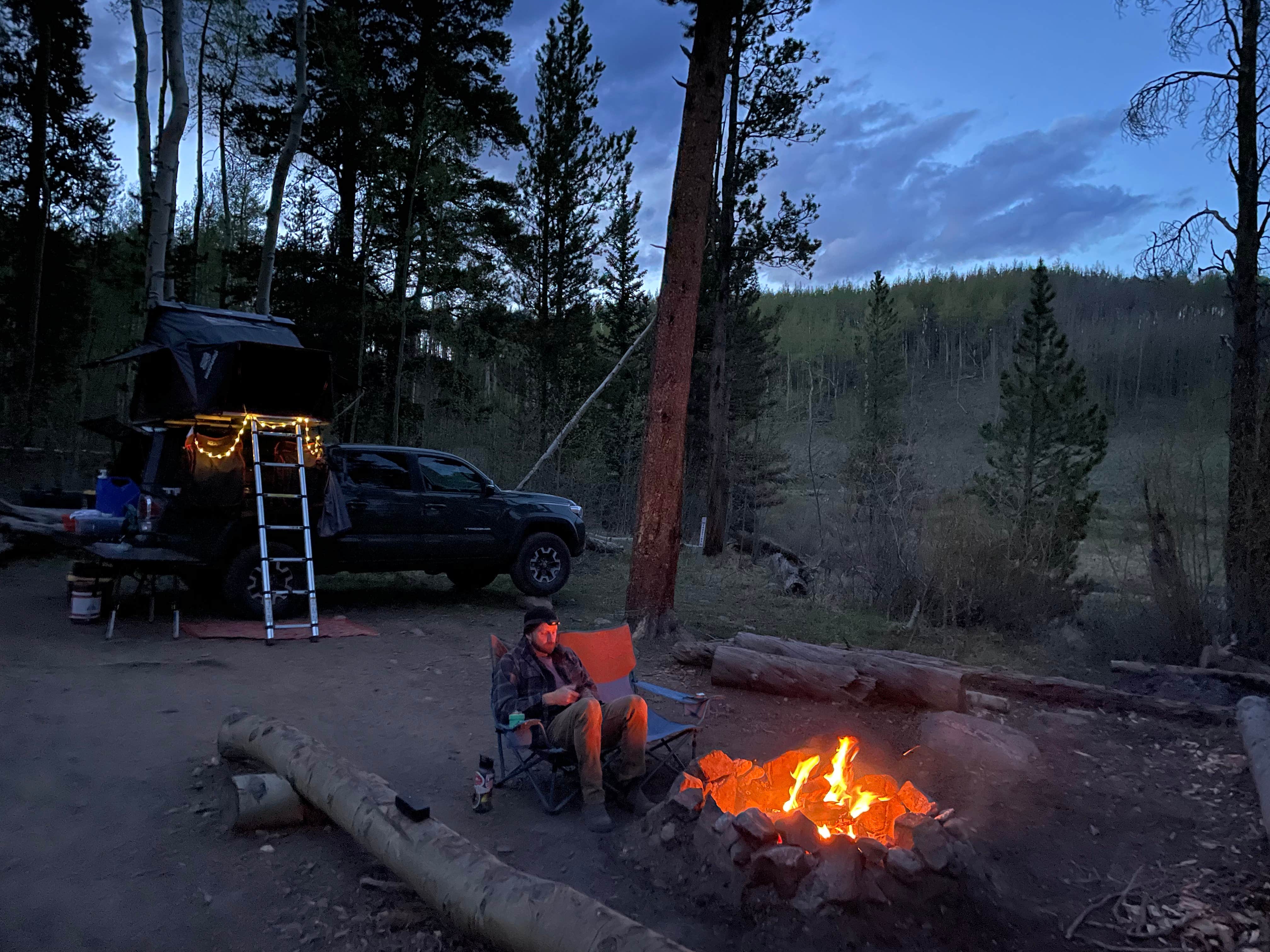 Camper-submitted photo at Twin Lakes Dispersed Camping - Site 2 West near Granite, CO