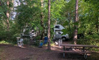 Camping near Edgewater RV Resort  & Motel: Wayfarers State Park Campground, Bigfork, Montana