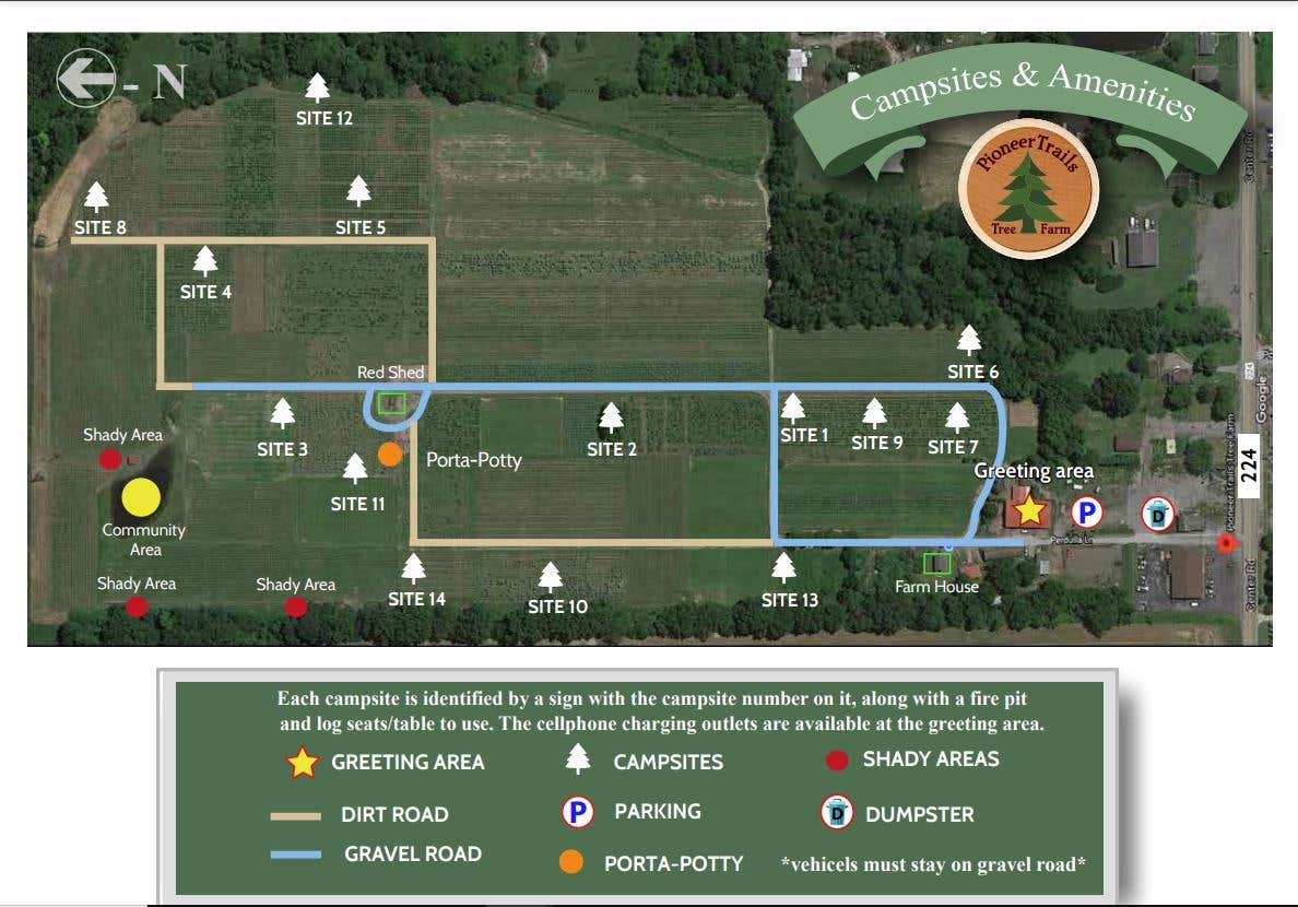Camper-submitted photo at Pioneer Trails Tree Farm Campground near Glenshaw, PA