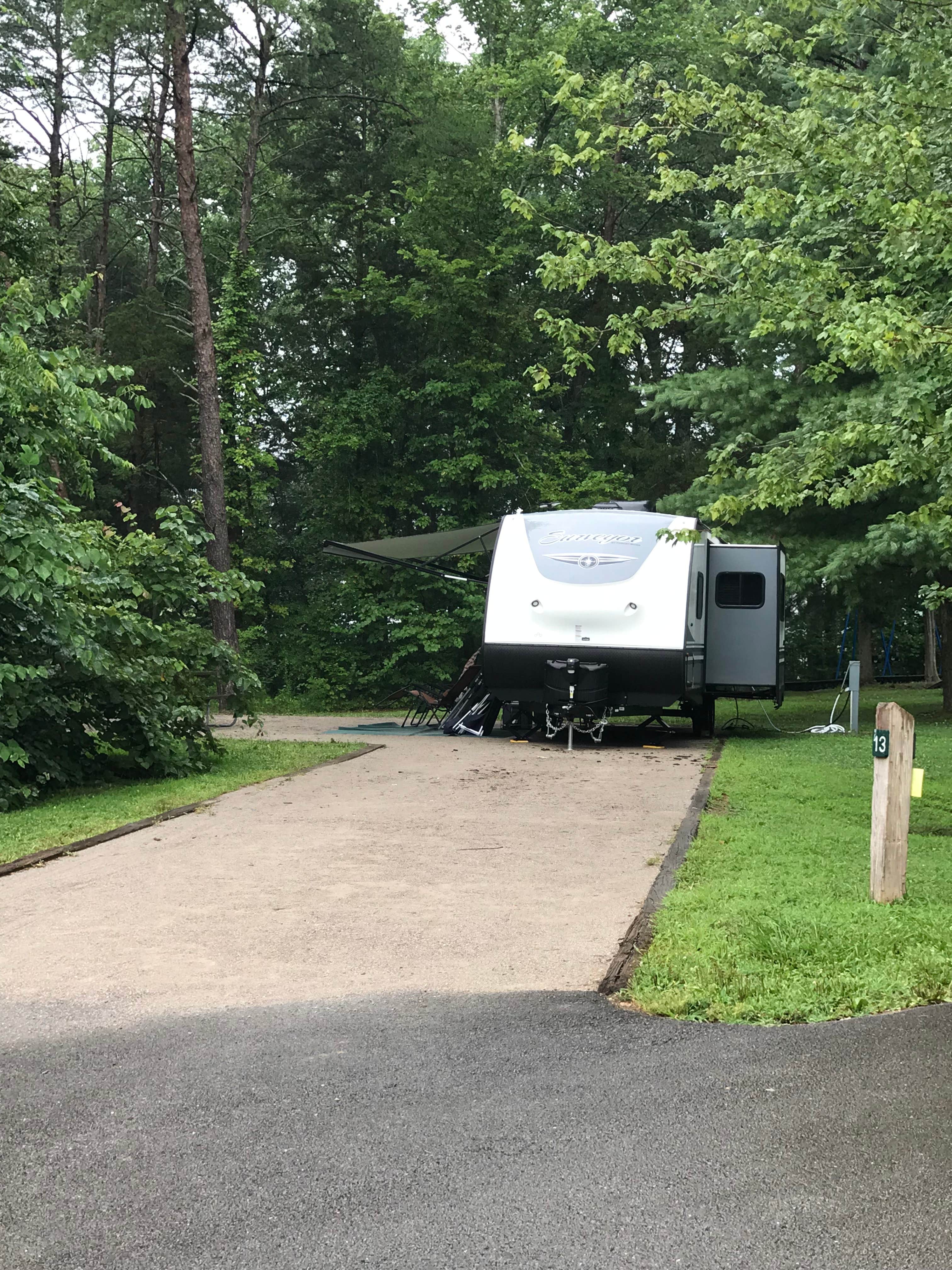 Lisa P.'s photo of rv camping at Nolin Lake State Park Campground near Sweeden, KY