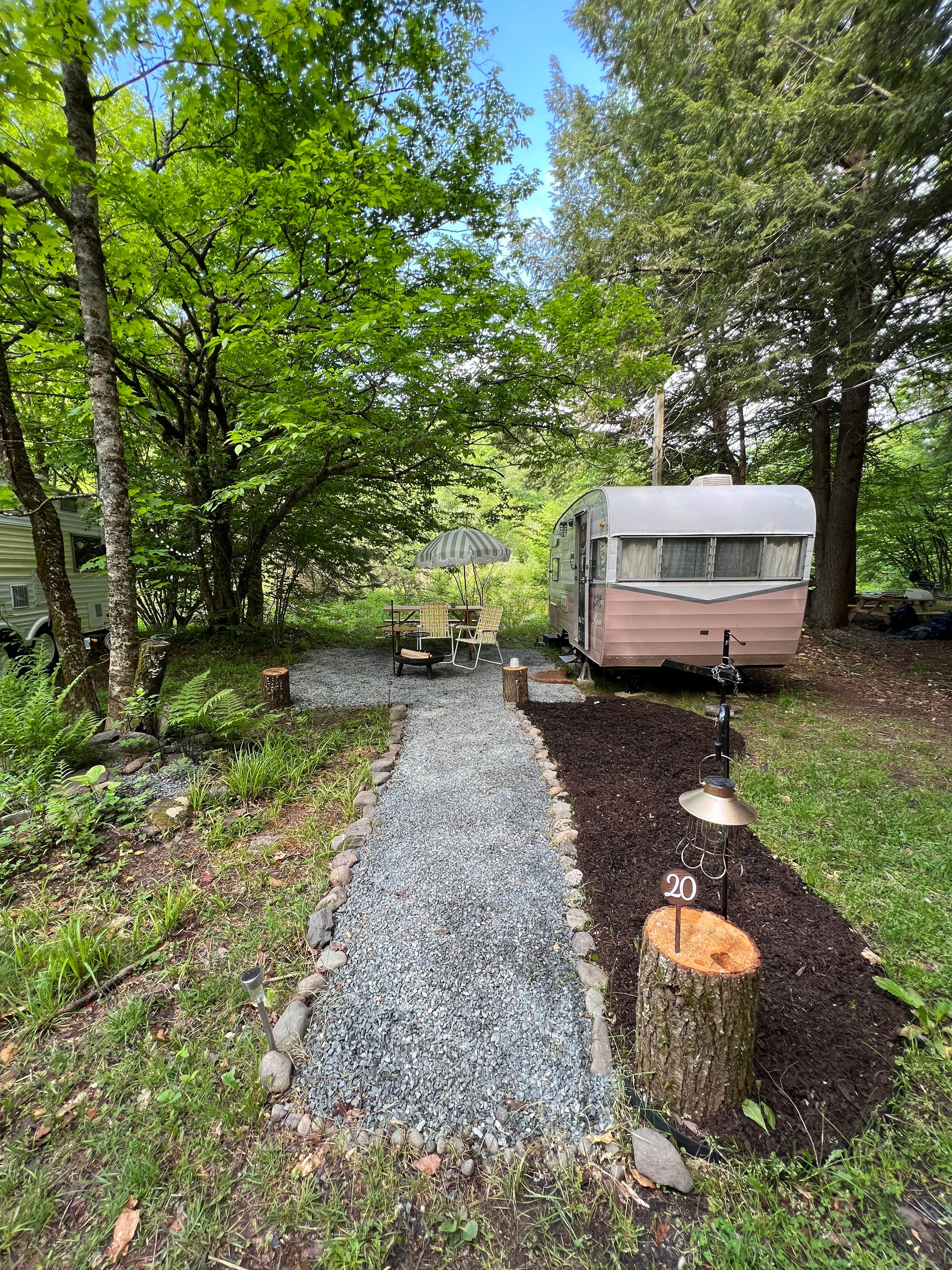 Keva N.'s photo of rv camping at Boheme Retreats near Elka Park, NY