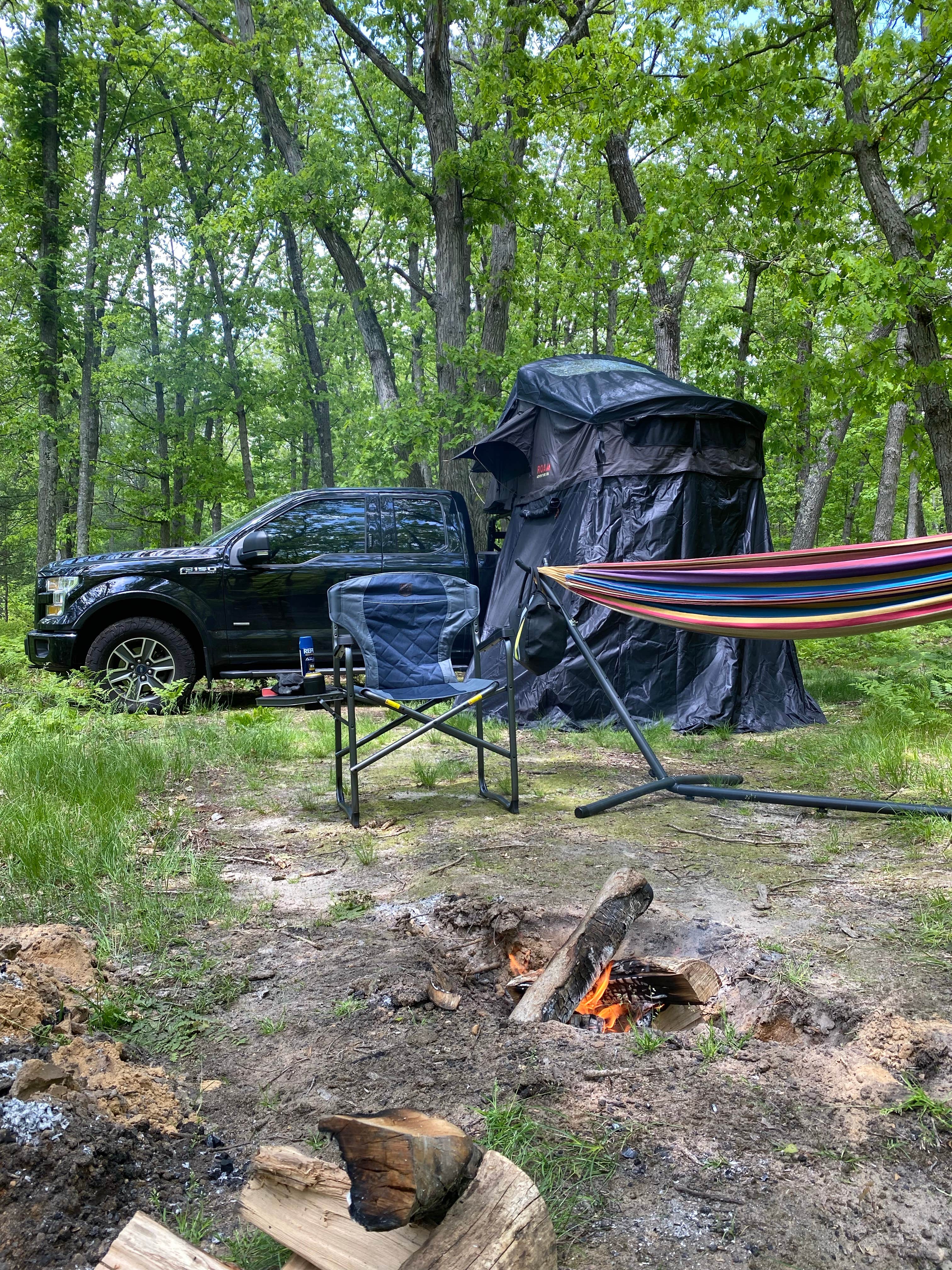 Camper-submitted photo at Sawkaw Lake near Bitely, MI