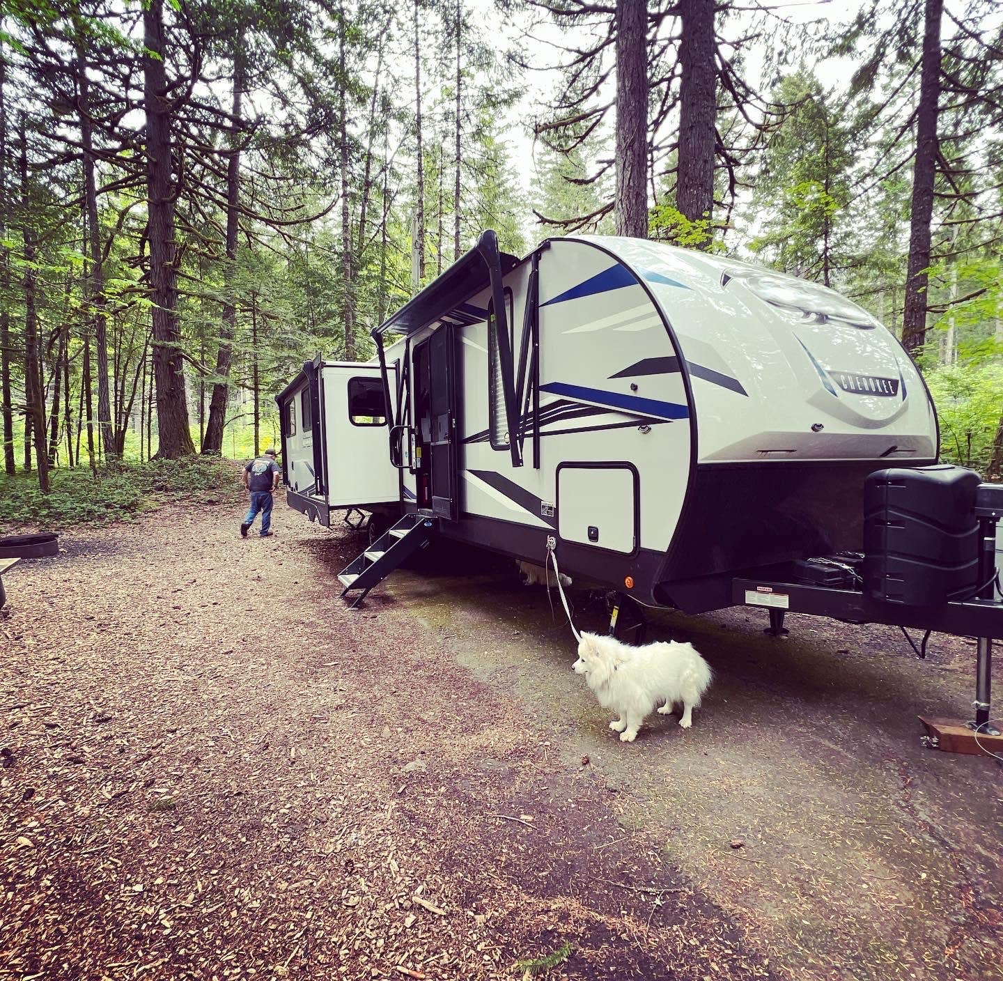 Jess H.'s photo of rv camping at Detroit Lake State Recreation Area Campground near Gates, OR