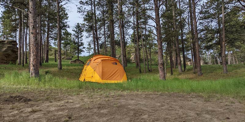 Camper submitted image from Medicine Rocks State Park Campground