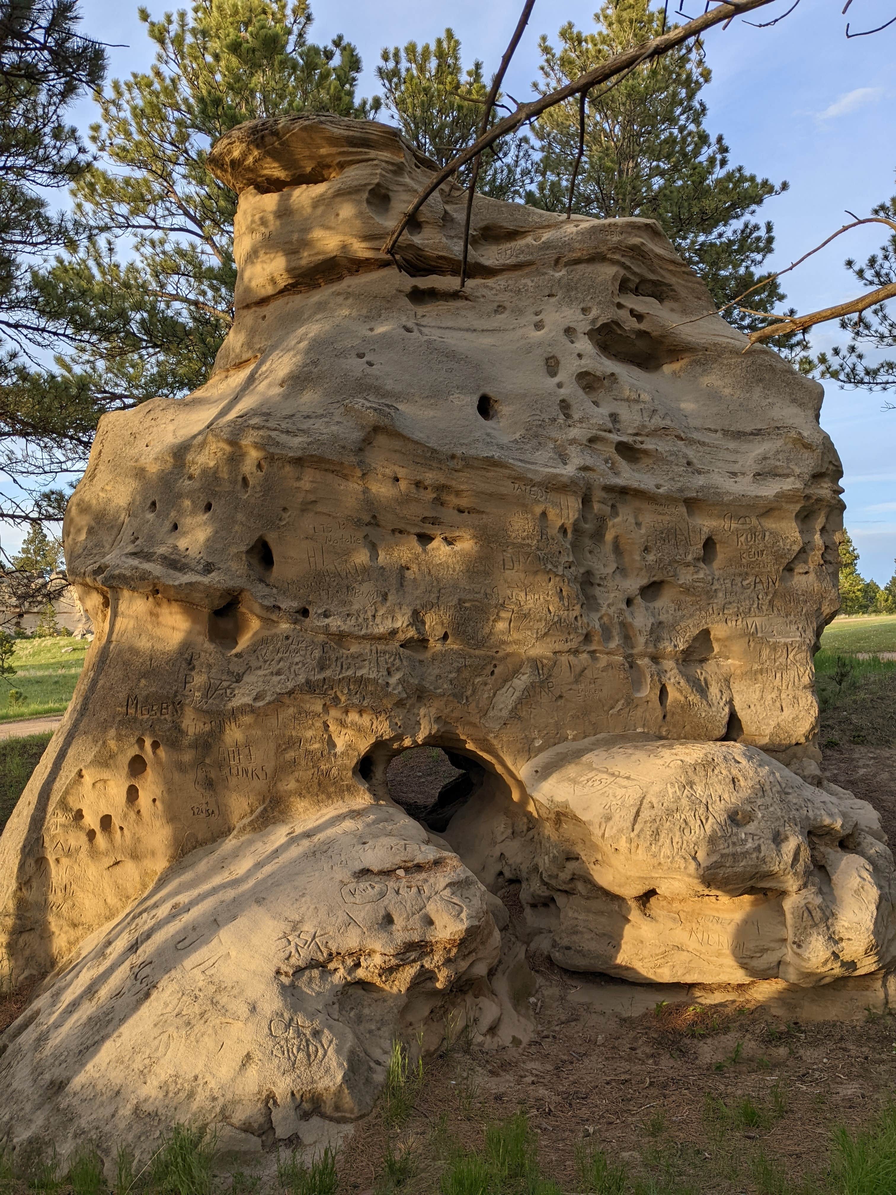 Camper submitted image from Medicine Rocks State Park Campground - 4