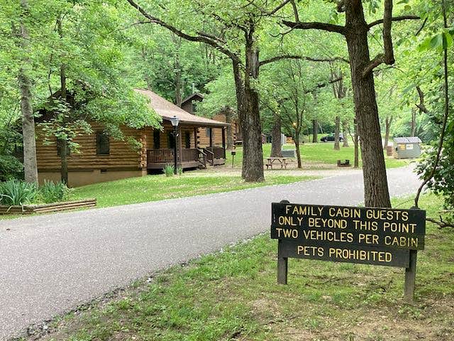 MickandKarla W.'s photo of a cabin at Harmonie State Park Campground near Enfield, IL