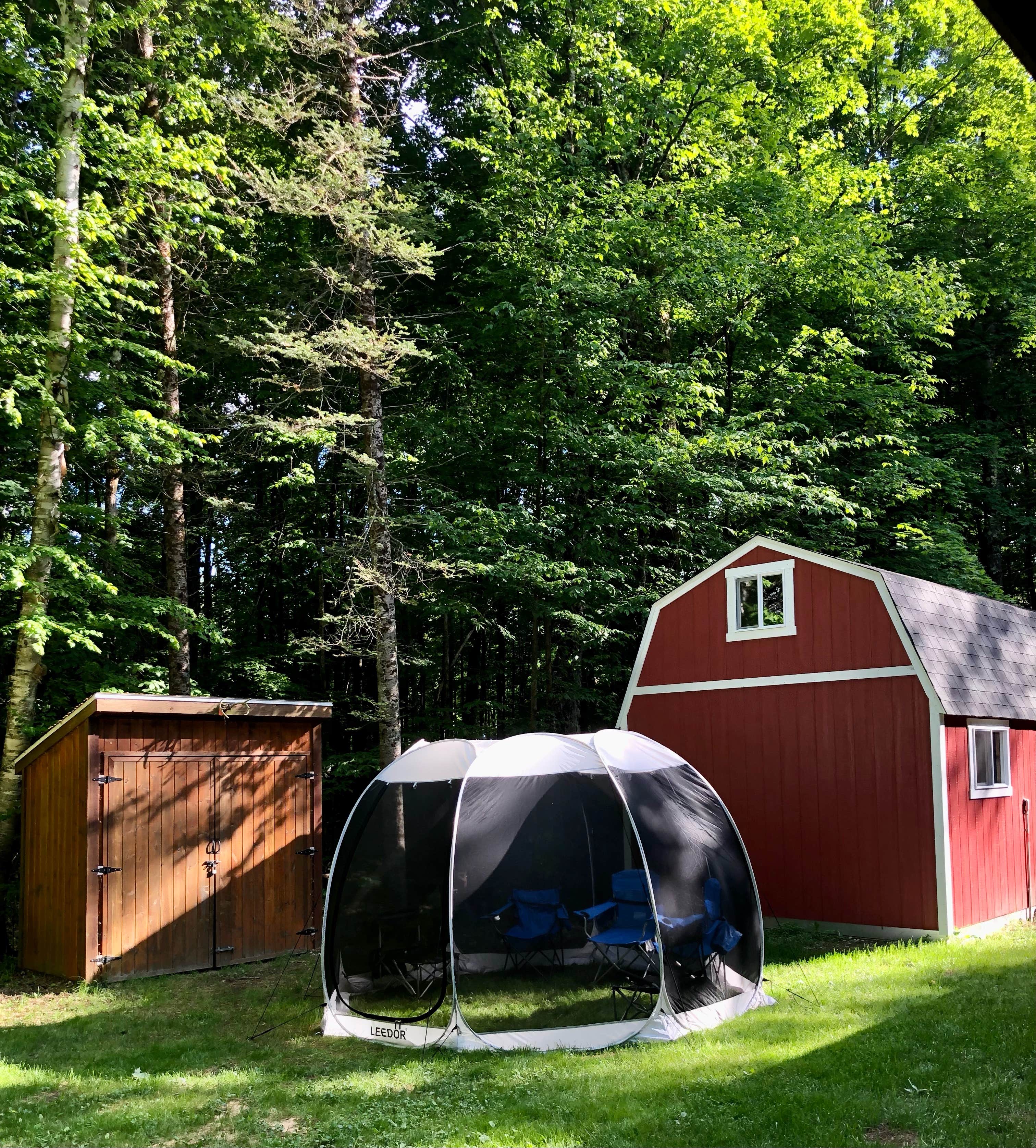 Kathryn H.'s photo at Rainbow Jim Legacy Cabin near Lake City, MI