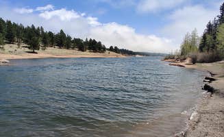 DeAnn M.'s photo of a dispersed camping area at Rampart Reservoir Dispersed near Woodland Park, CO