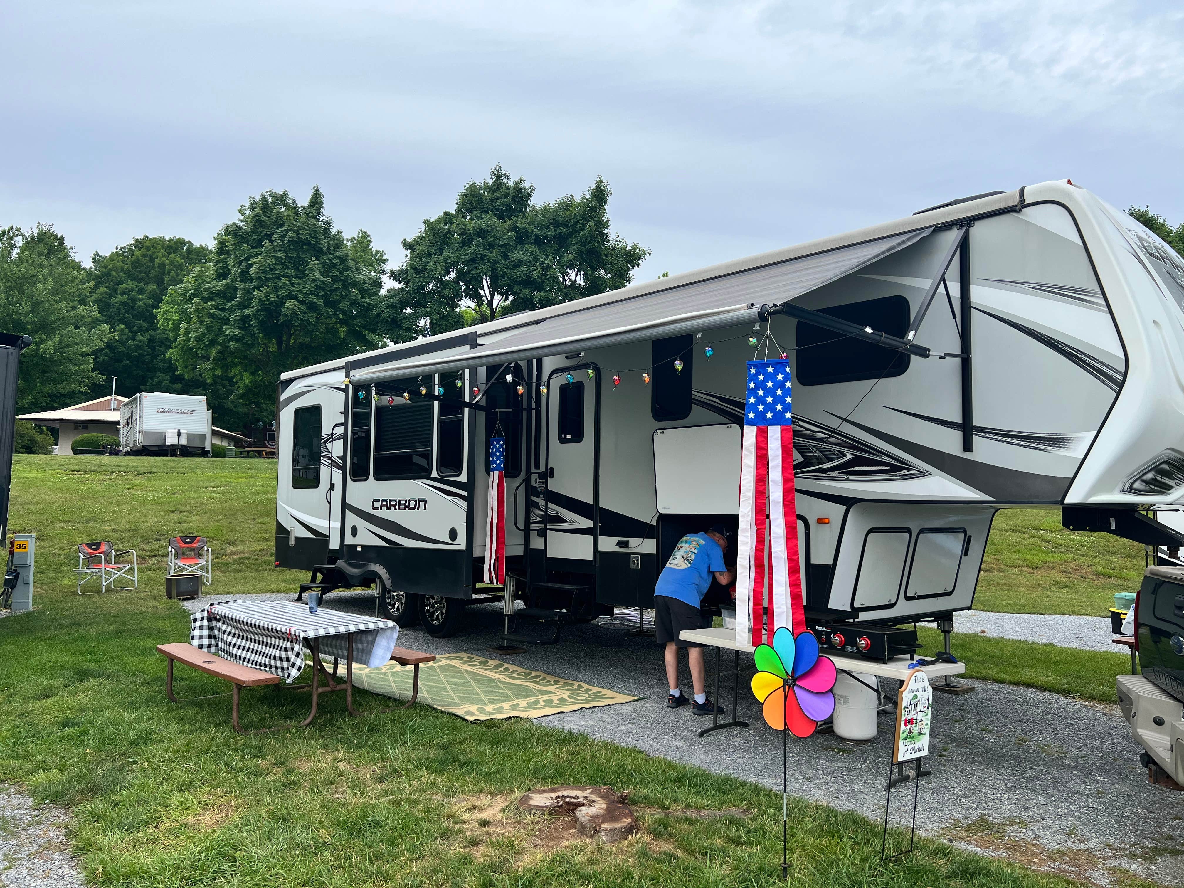 Michele K.'s photo of rv camping at Lancaster-New Holland KOA near Concordville, PA