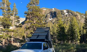 Camping near Young Lakes Backcountry Camp — Yosemite National Park: Ellery Campground, Lee Vining, California
