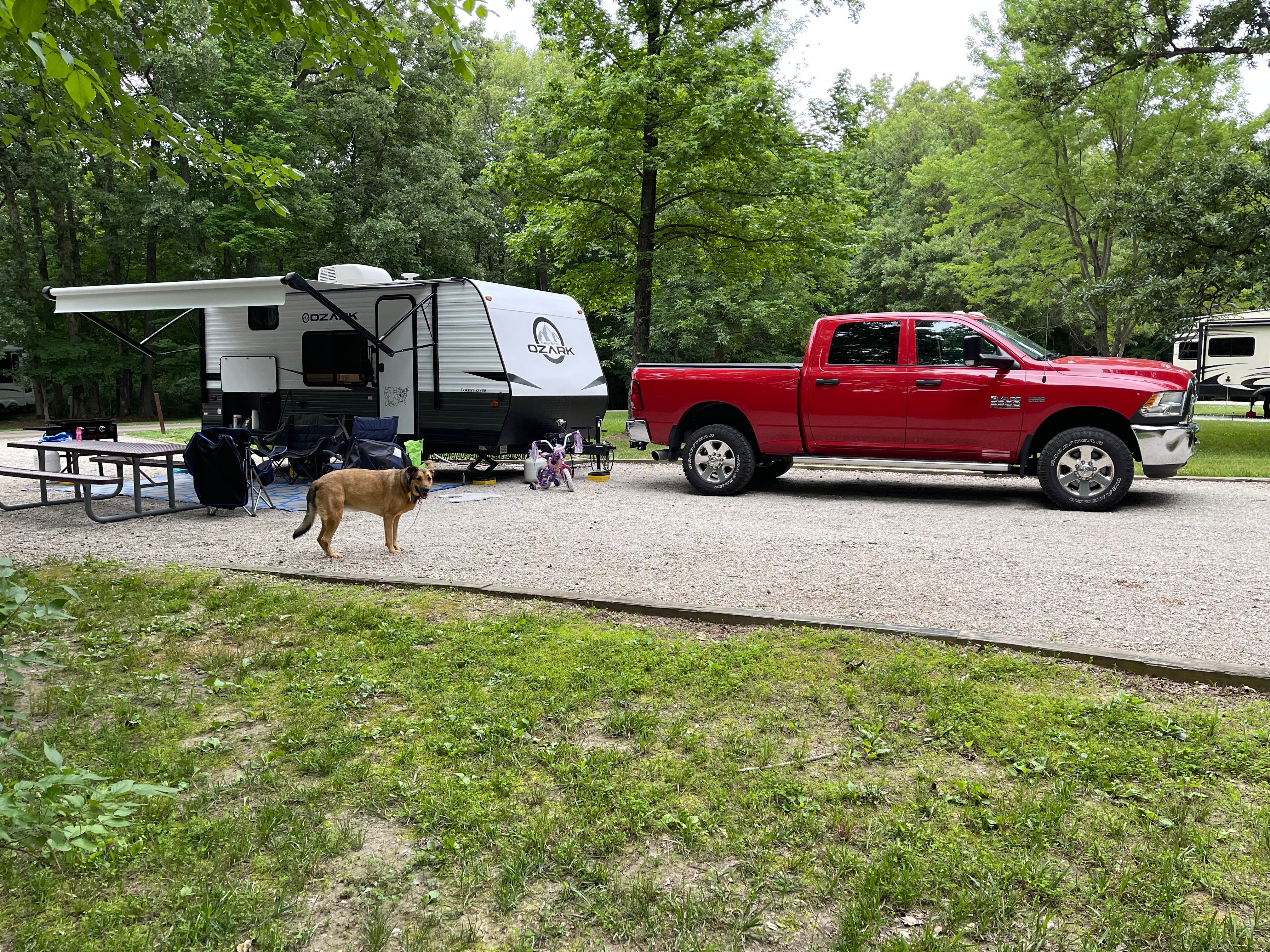Kaitlin D.'s photo of rv camping at Coon Creek (IL) near Shelbyville, IL