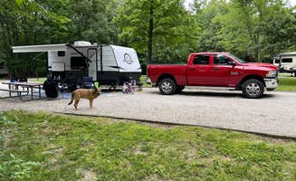 Kaitlin D.'s photo of camping with pets at Coon Creek (IL) near Blue Mound, IL