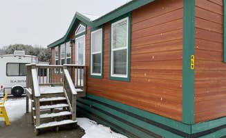 Rachel P.'s photo of glamping accommodations at Mystic KOA near Warren, RI
