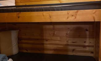 Rachel P.'s photo of glamping accommodations at Mystic KOA near Rockville, RI