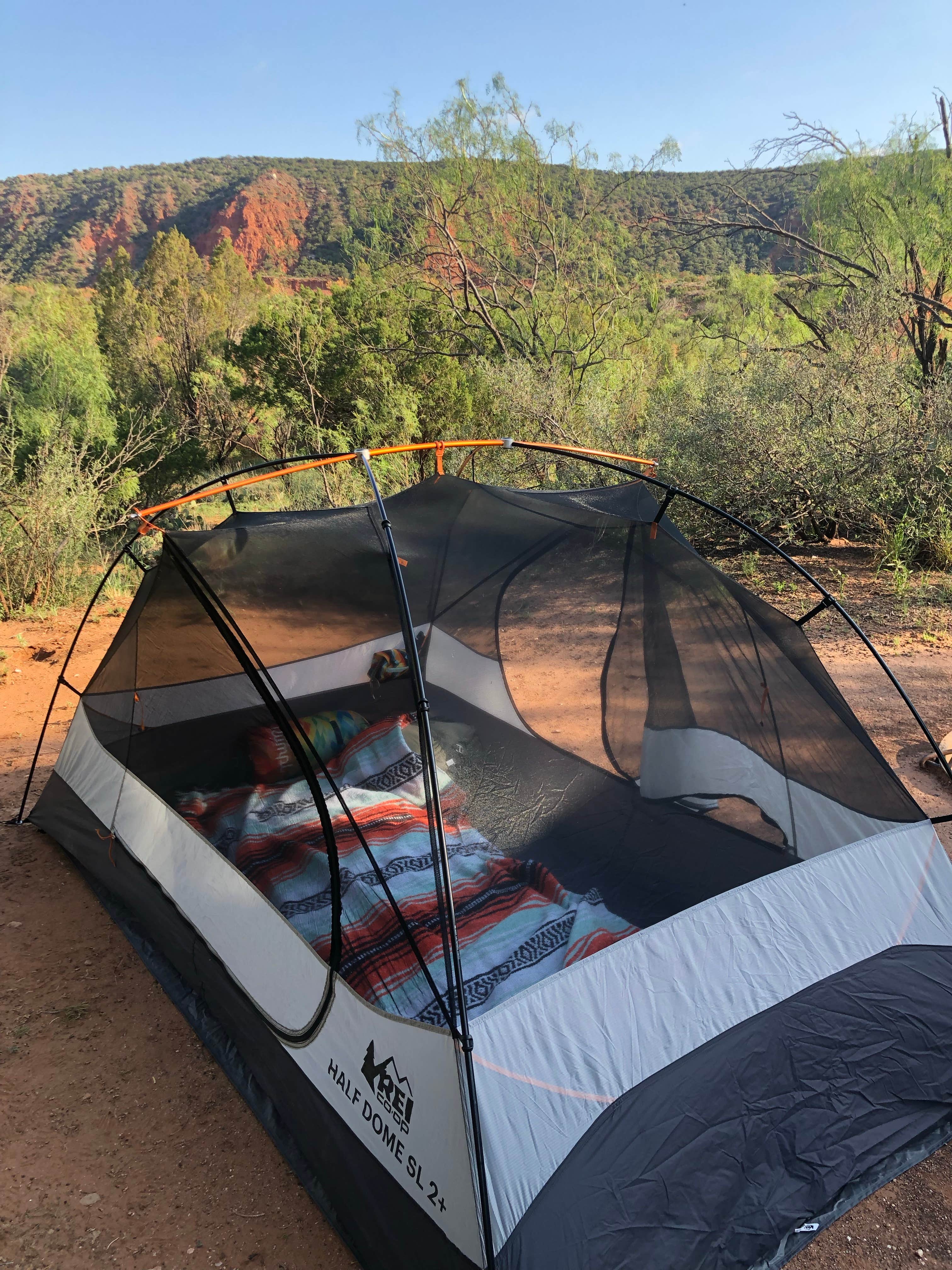 Camper submitted image from Little Red Tent Camping Area — Caprock Canyons State Park - 4