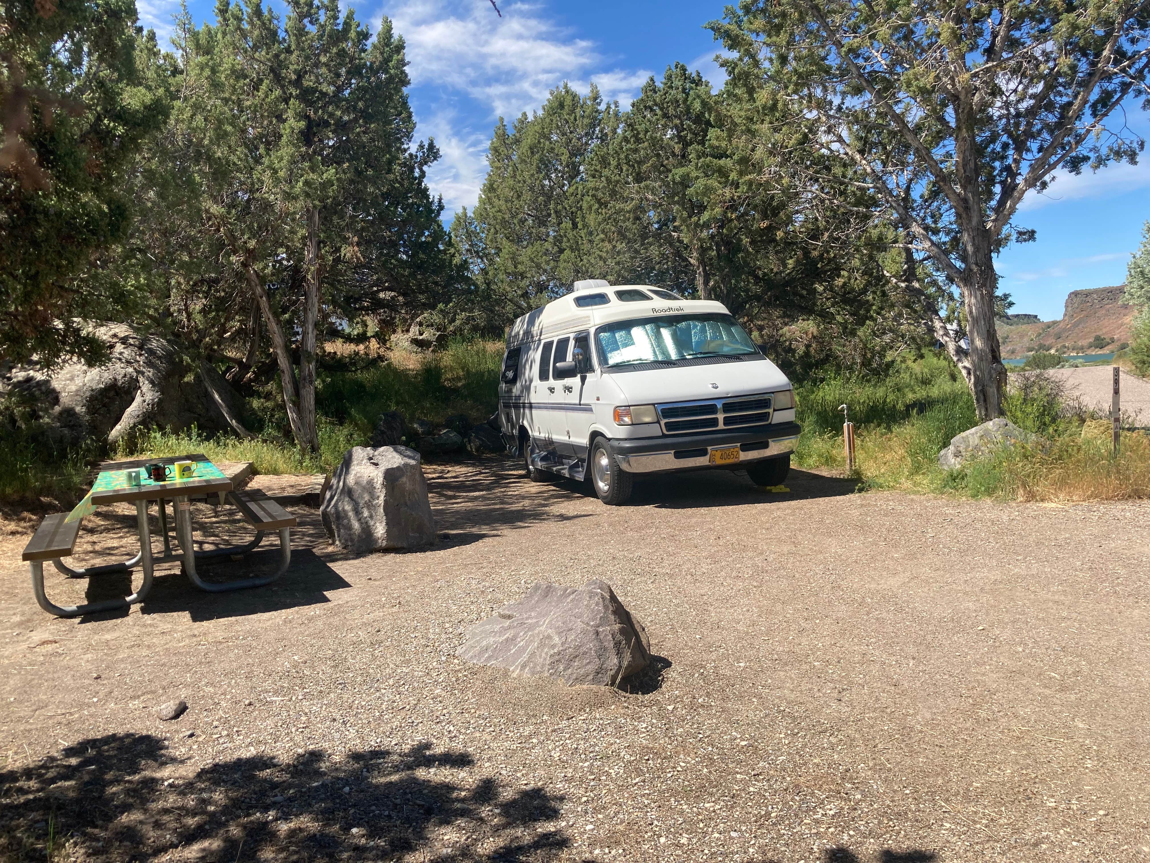 Tanya B.'s photo of rv camping at Massacre Rocks State Park Campground near Minidoka, ID