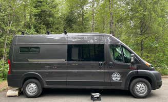 Angie G.'s photo of rv camping at Williwaw Campground near Whittier, AK