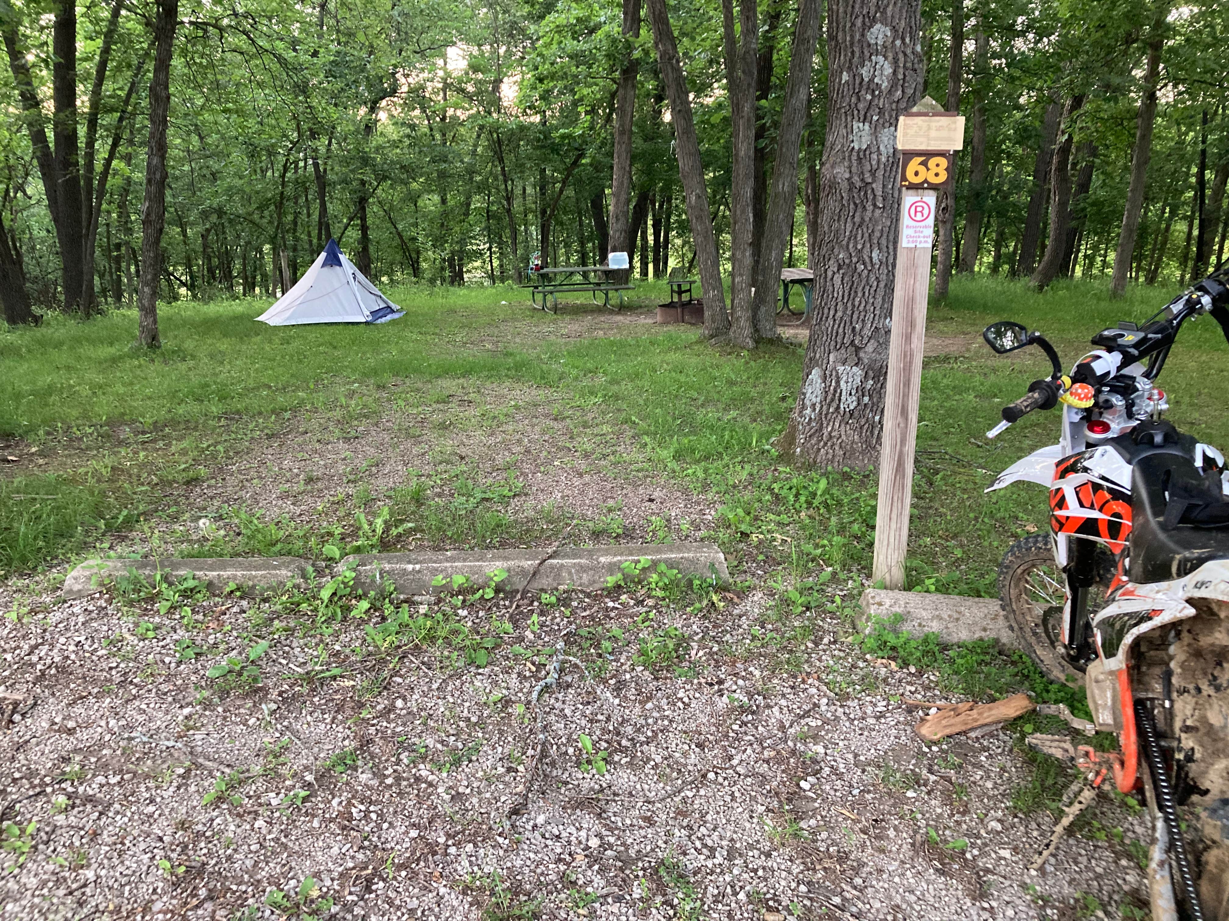 Camper-submitted photo at Honey Creek State Park Campground near Drakesville, IA