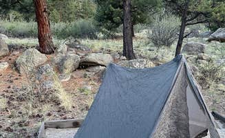 Megan  E.'s photo of tent camping at Bootleg Campground - Temporarily Closed near Gunnison, CO