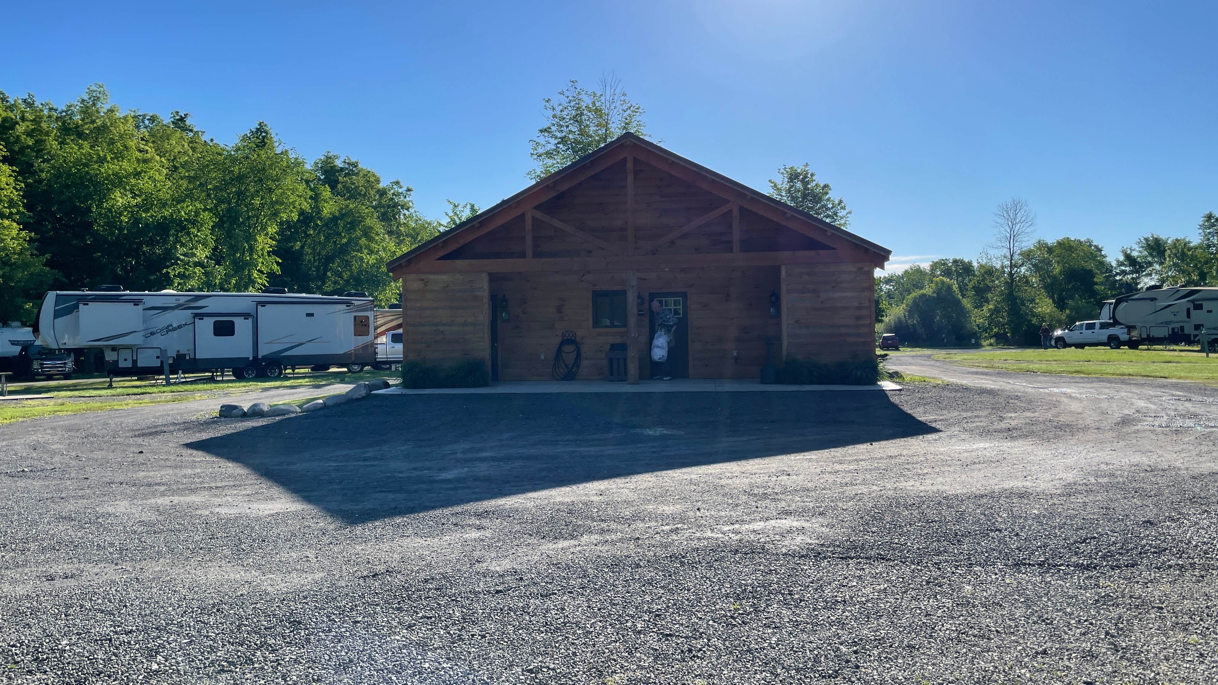 Sonyia W.'s photo of glamping accommodations at HTR Niagara Campground near Gowanda, NY