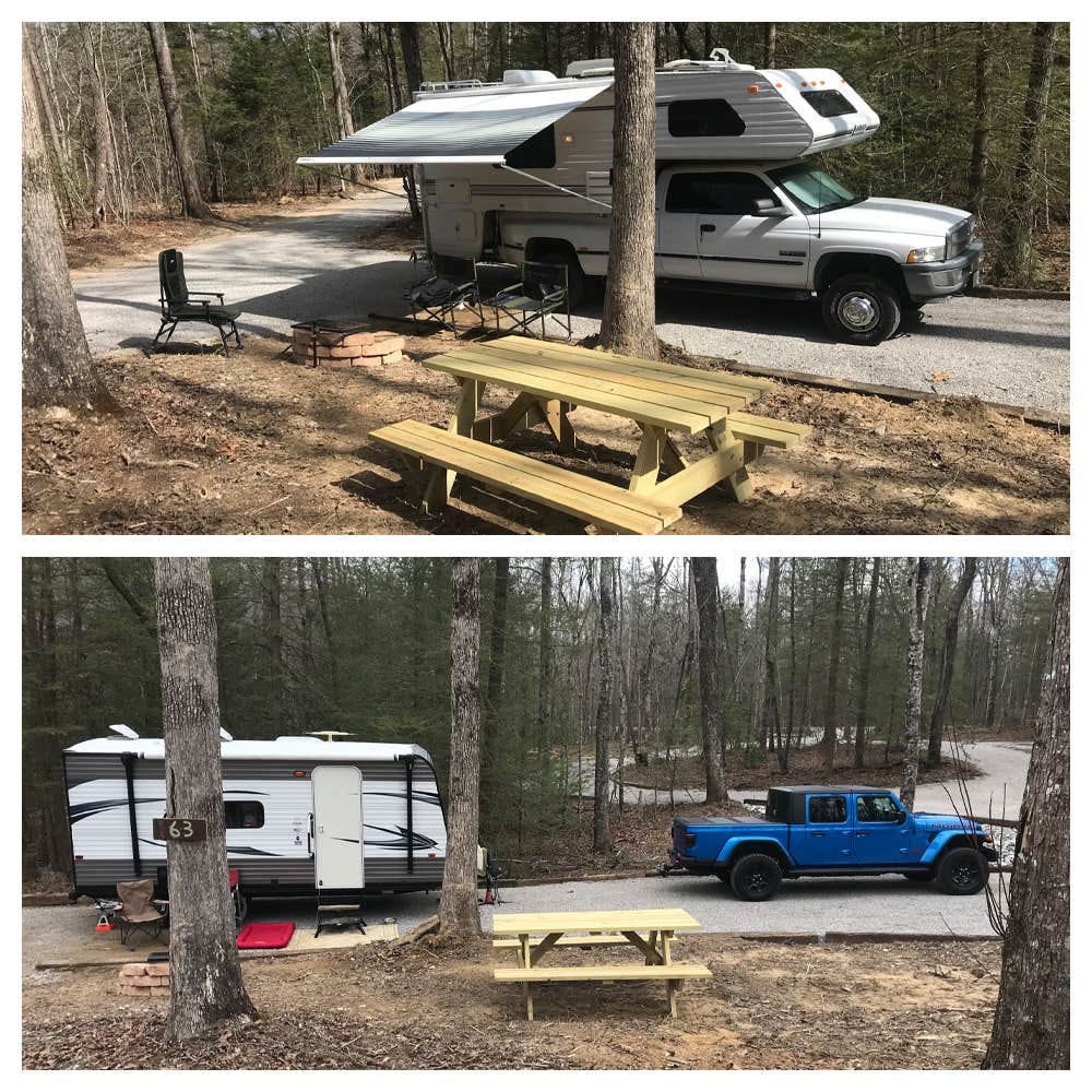 Robert T.'s photo of rv camping at Greeter Falls Campground near Lookout Mountain, GA