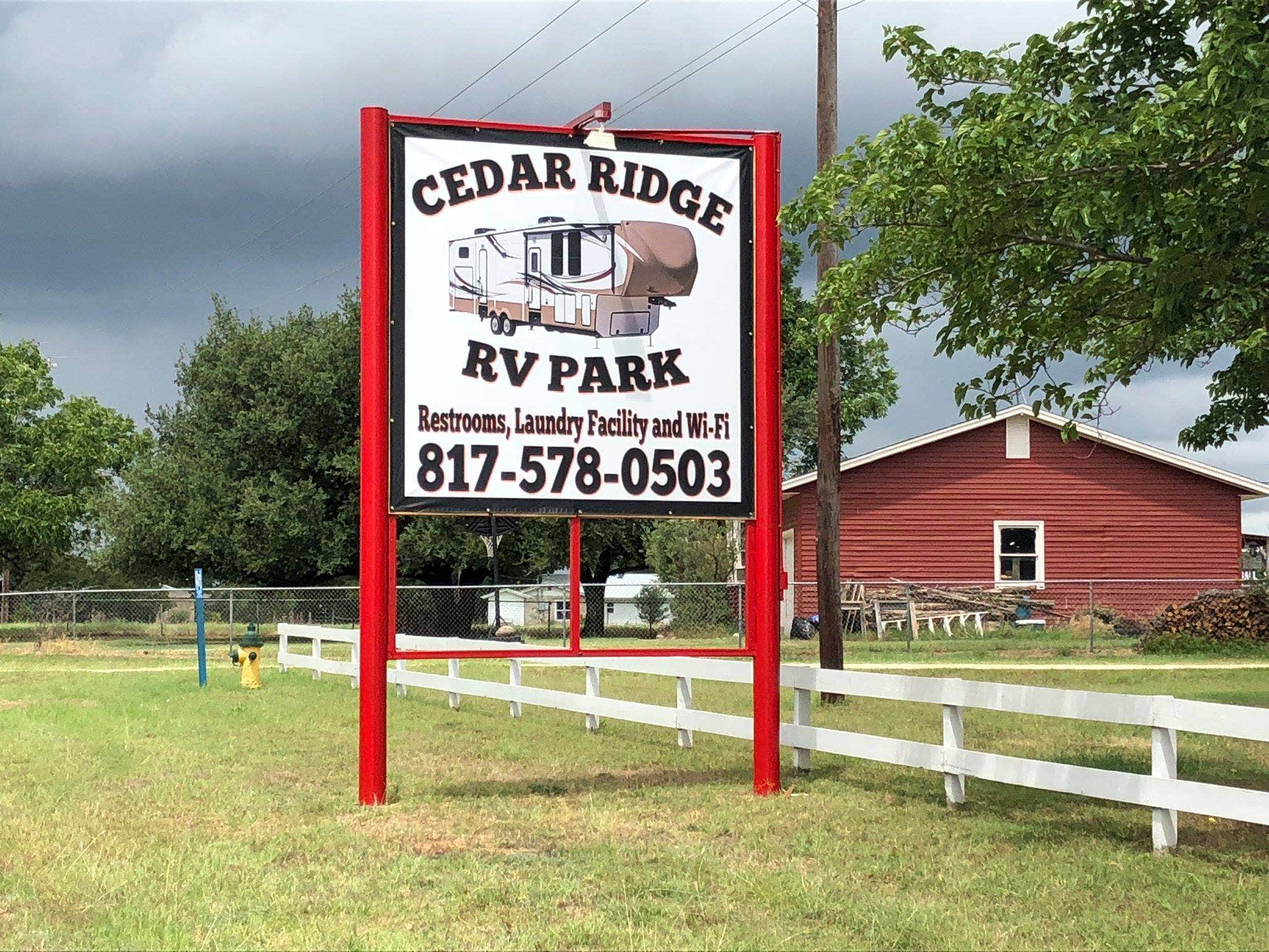 Camper-submitted photo at Cedar Ridge RV Park near Glen Rose, TX