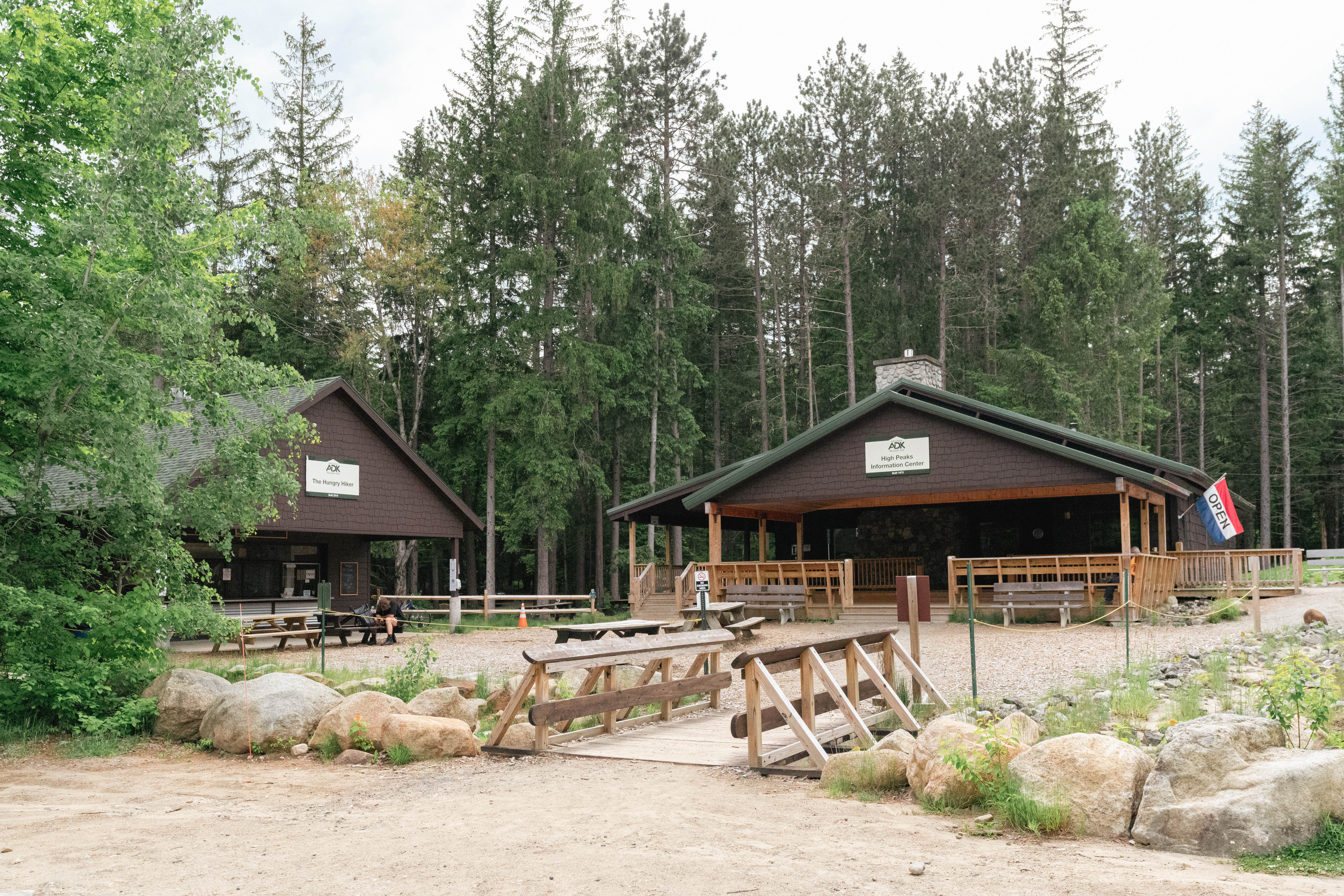 Alex & Lauren K.'s photo of a cabin at Wilderness Campground at Heart Lake near Grand Isle, VT