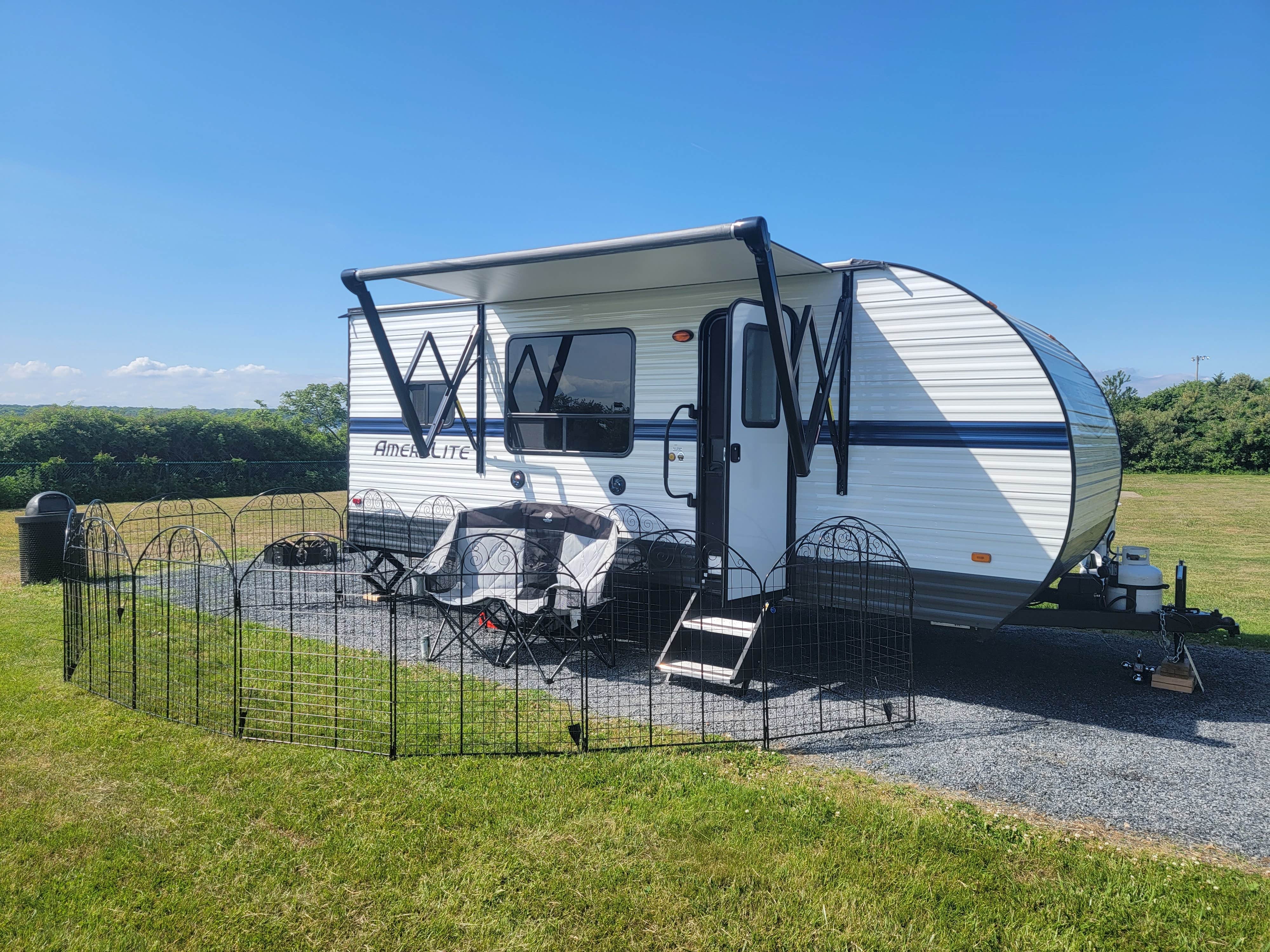 Kaitlin B.&#x27;s photo of rv camping at Carr Point Recreation Facility near West Warwick, RI