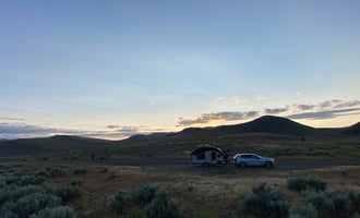 Camping near Pike Creek Primitive Camp at Alvord Hot Springs: Crowley Road Dispersed Site, Diamond, Oregon