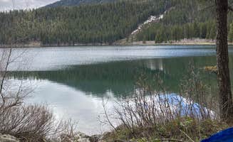 Jackson M.'s photo of tent camping at Phelps Lake — Grand Teton National Park near Felt, ID