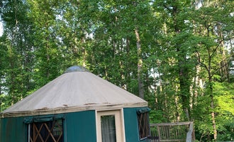Camping near Jessie Lea RV Park and Campground: Natural Tunnel State Park Yurts — Natural Tunnel State Park, Duffield, Virginia