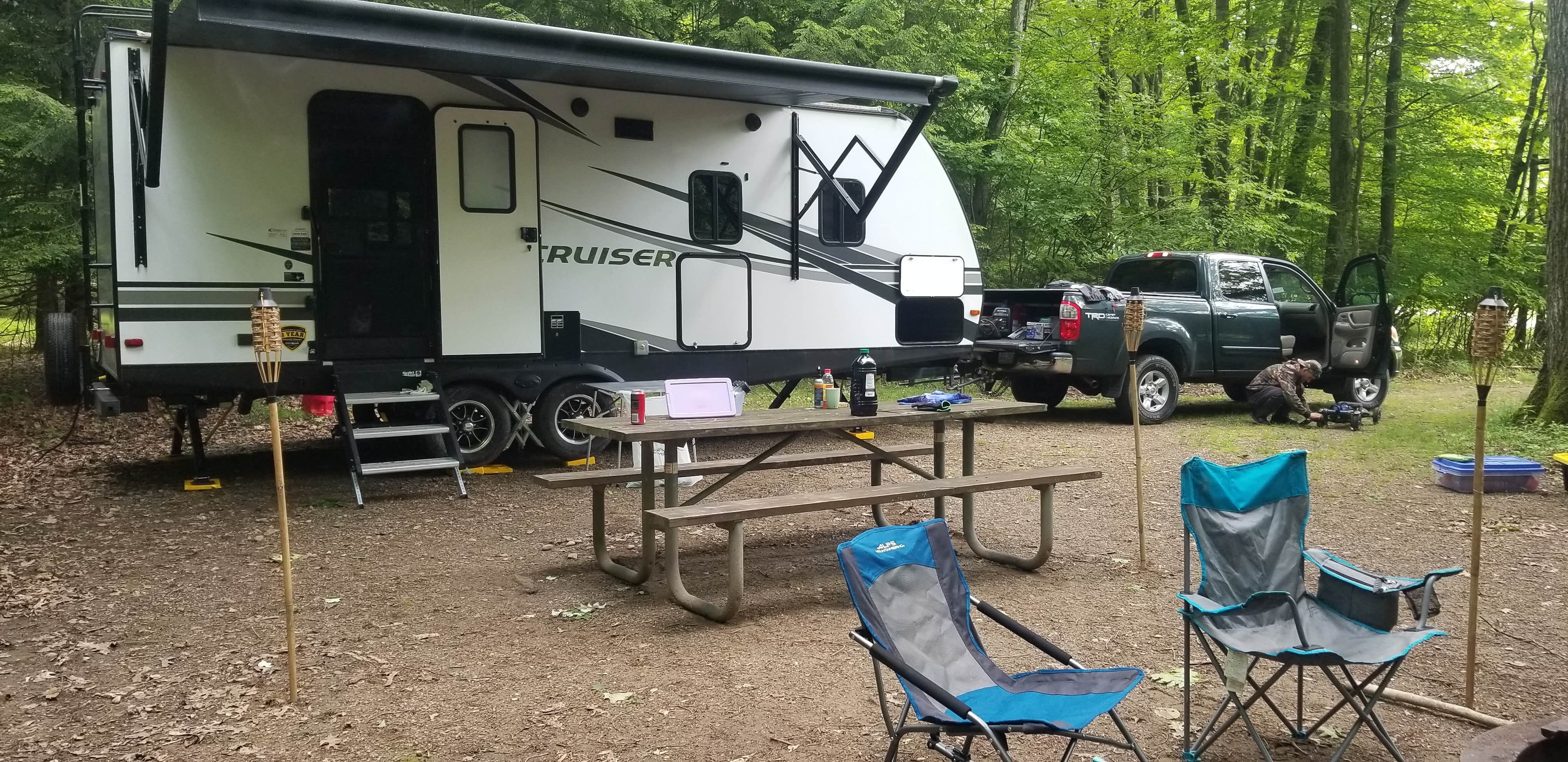Jennifer K.'s photo of rv camping at Hearts Content Recreation Area near Brookville, PA
