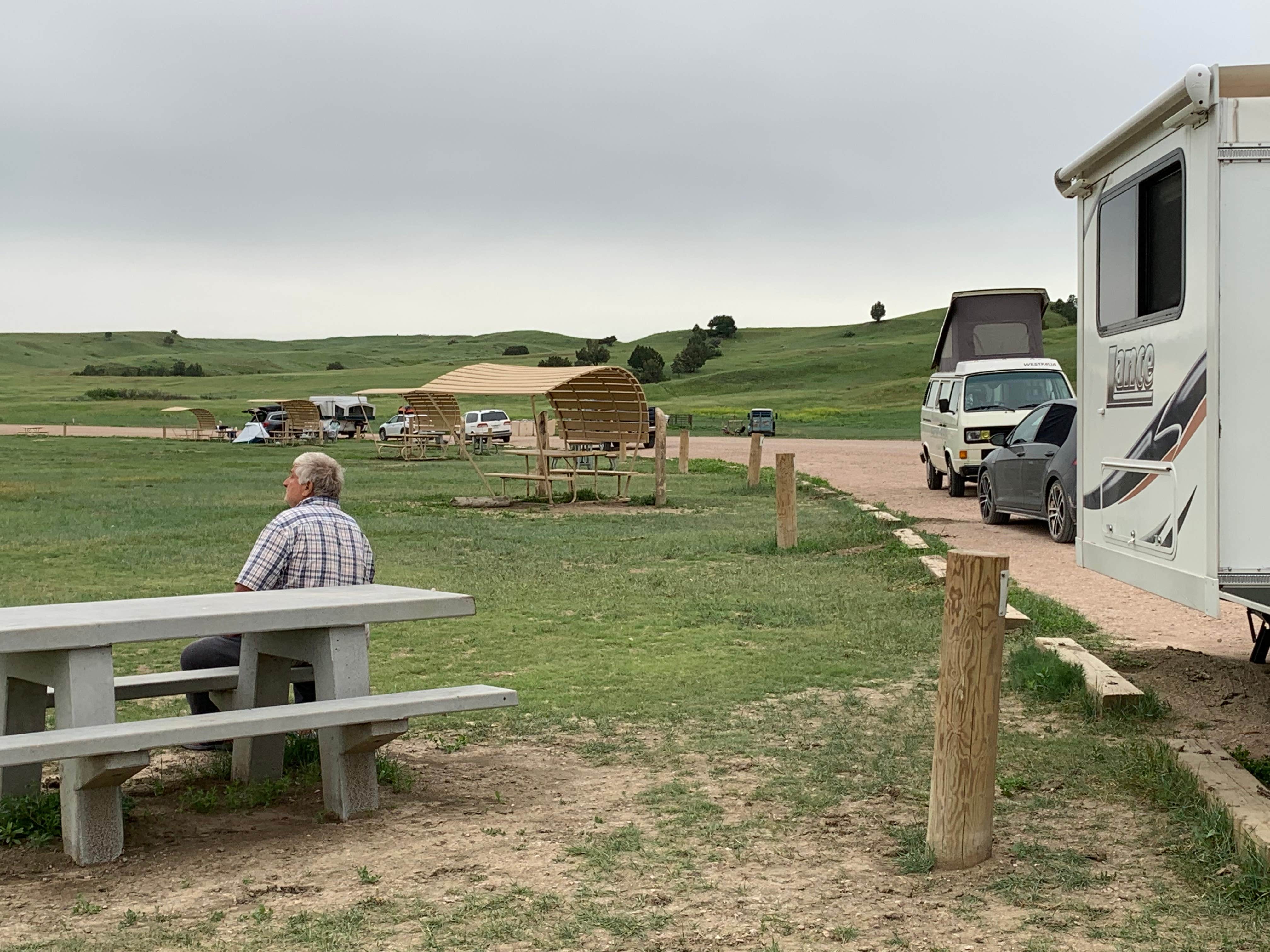 James's photo of rv camping at Sage Creek Campground near Interior, SD