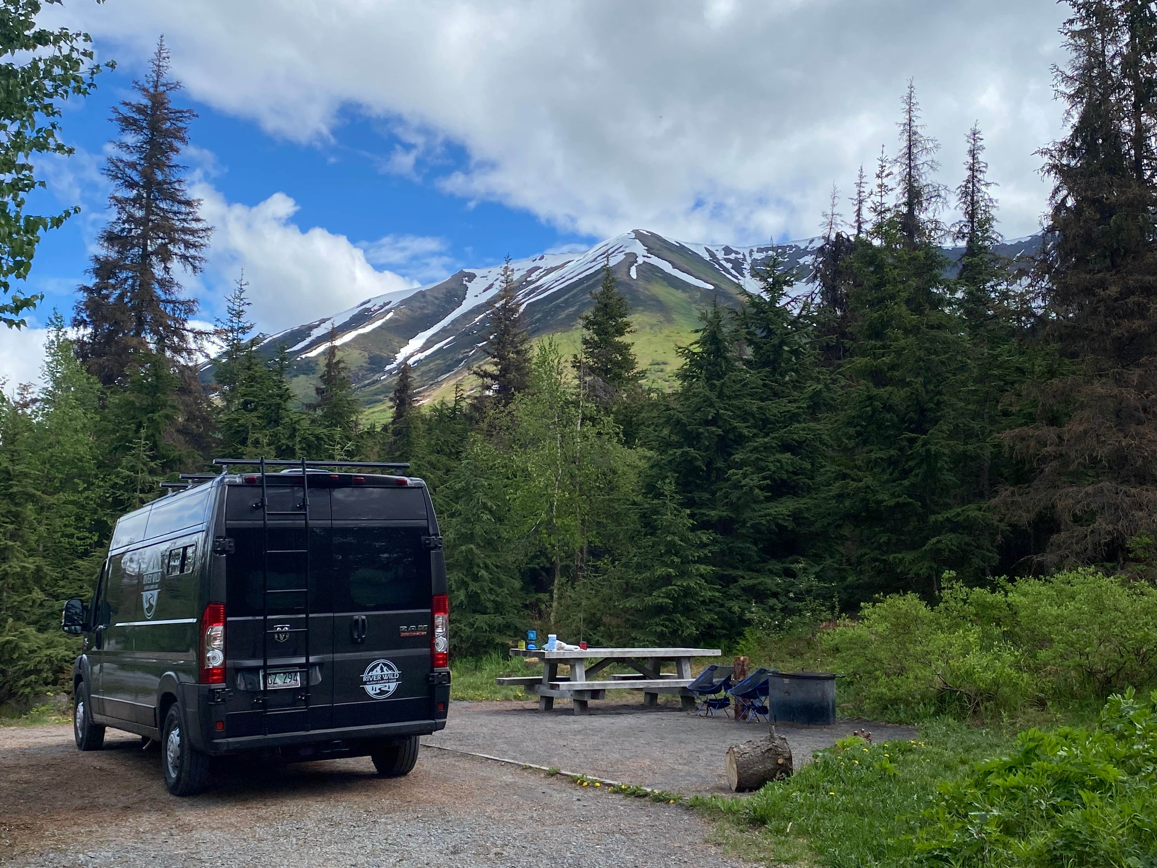Angie G.'s photo of rv camping at Tenderfoot Creek near Moose Pass, AK