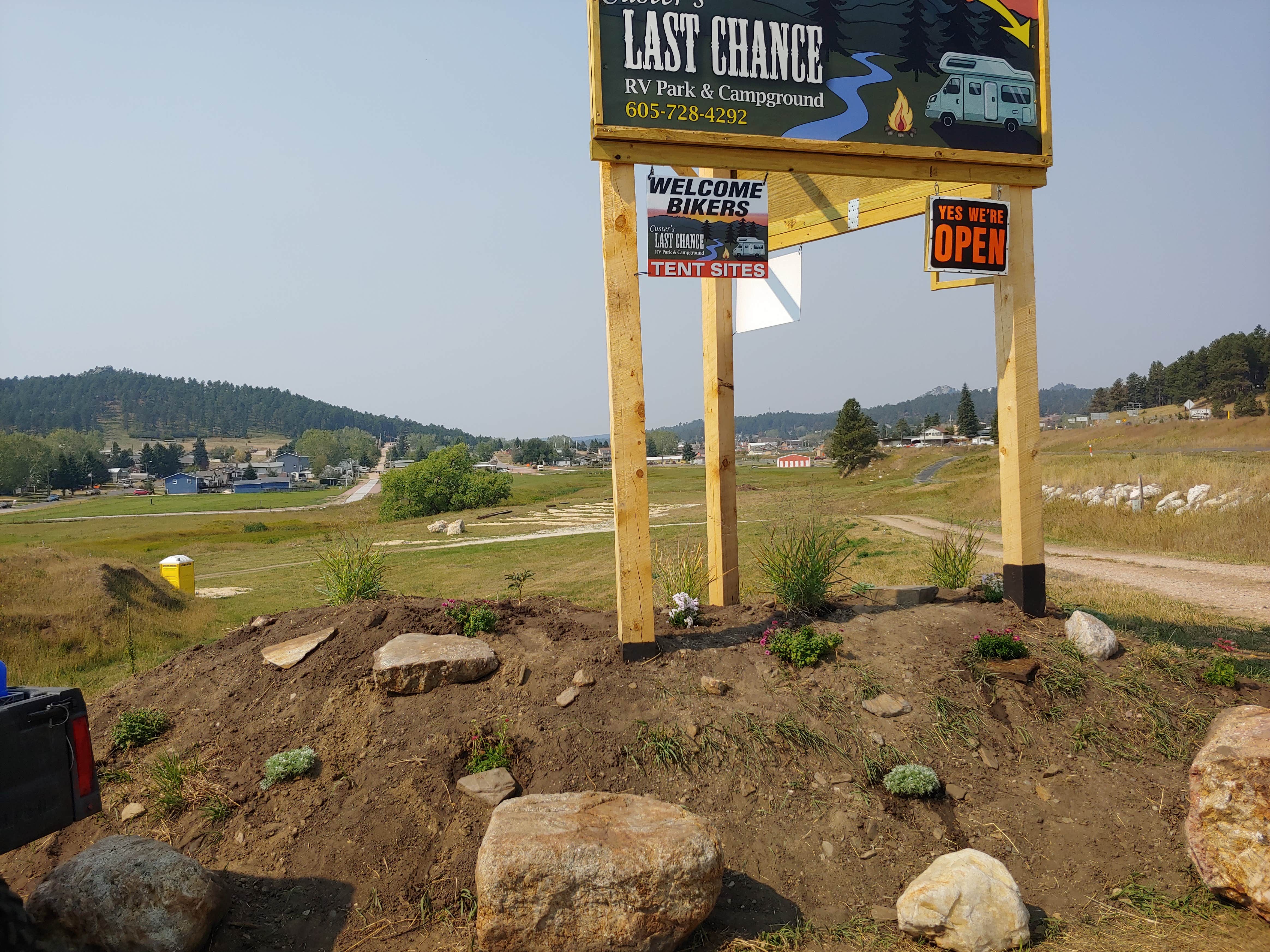 Camper-submitted photo at Custers Last Chance RV Park and Campground near Fairburn, SD