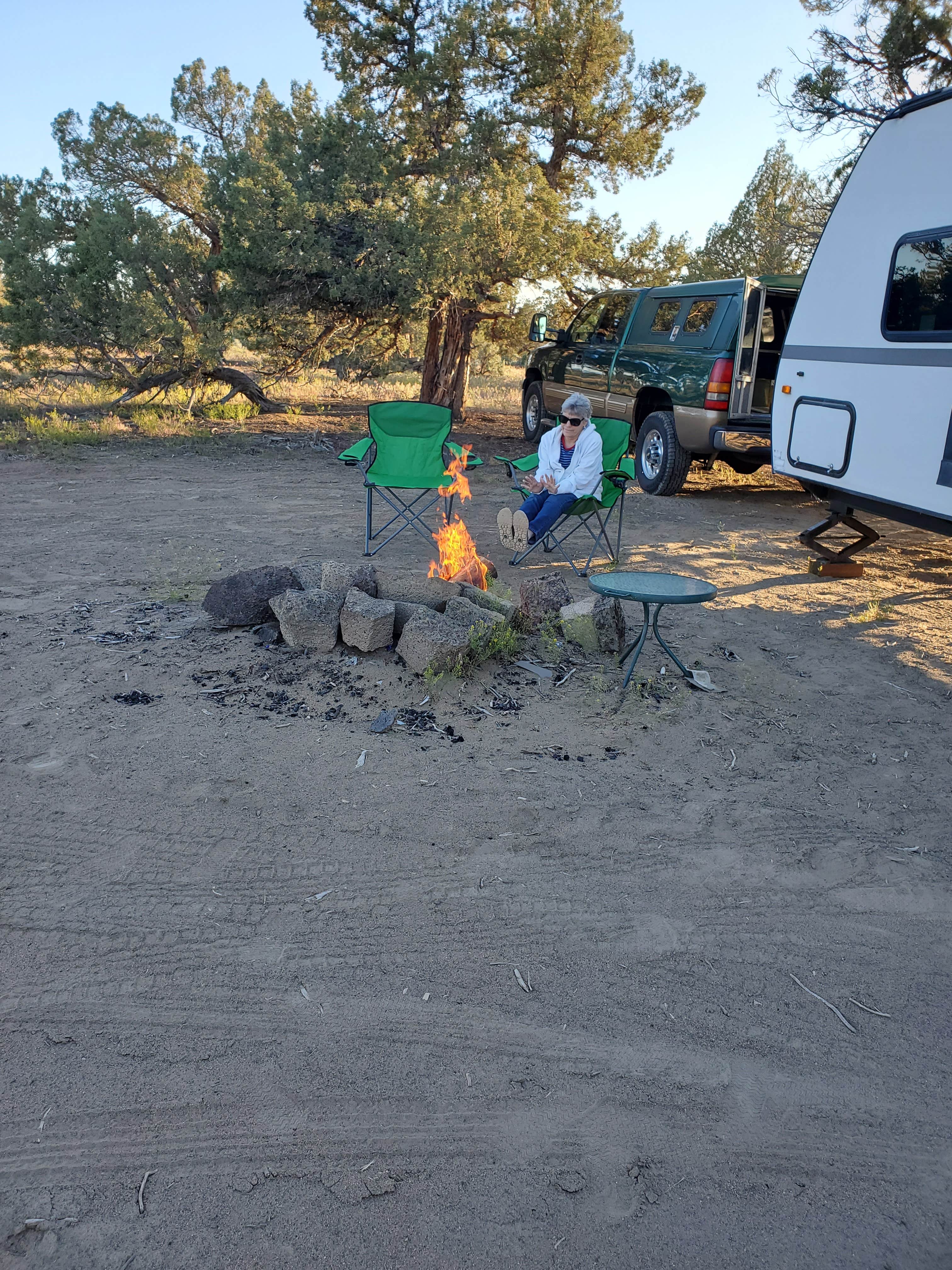 Lorene H.'s photo of rv camping at Reynolds Pond Recreation Site near Brothers, OR