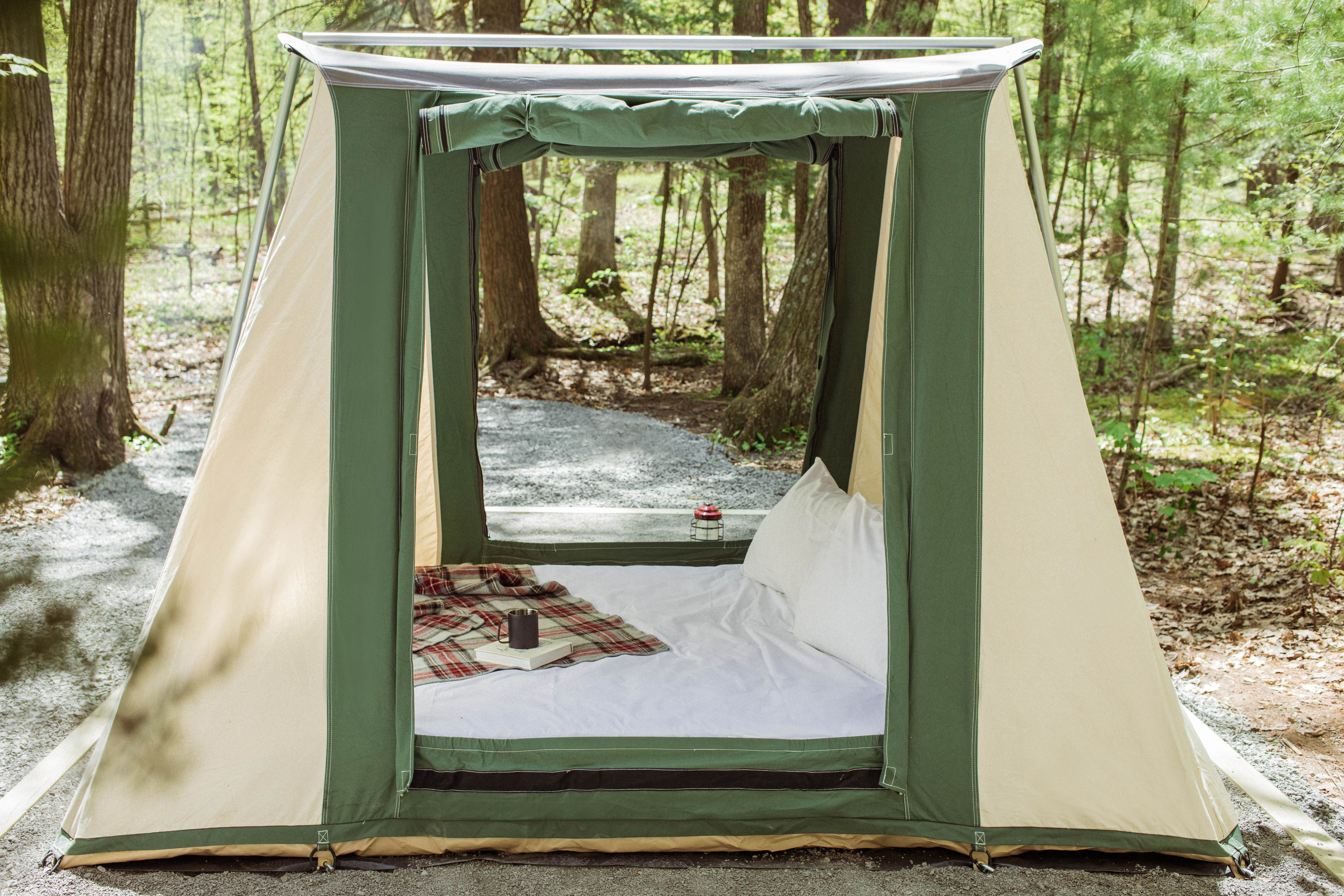 Getaway H.'s photo of tent camping at Getaway Catskill Campground - New York near Gilboa, NY