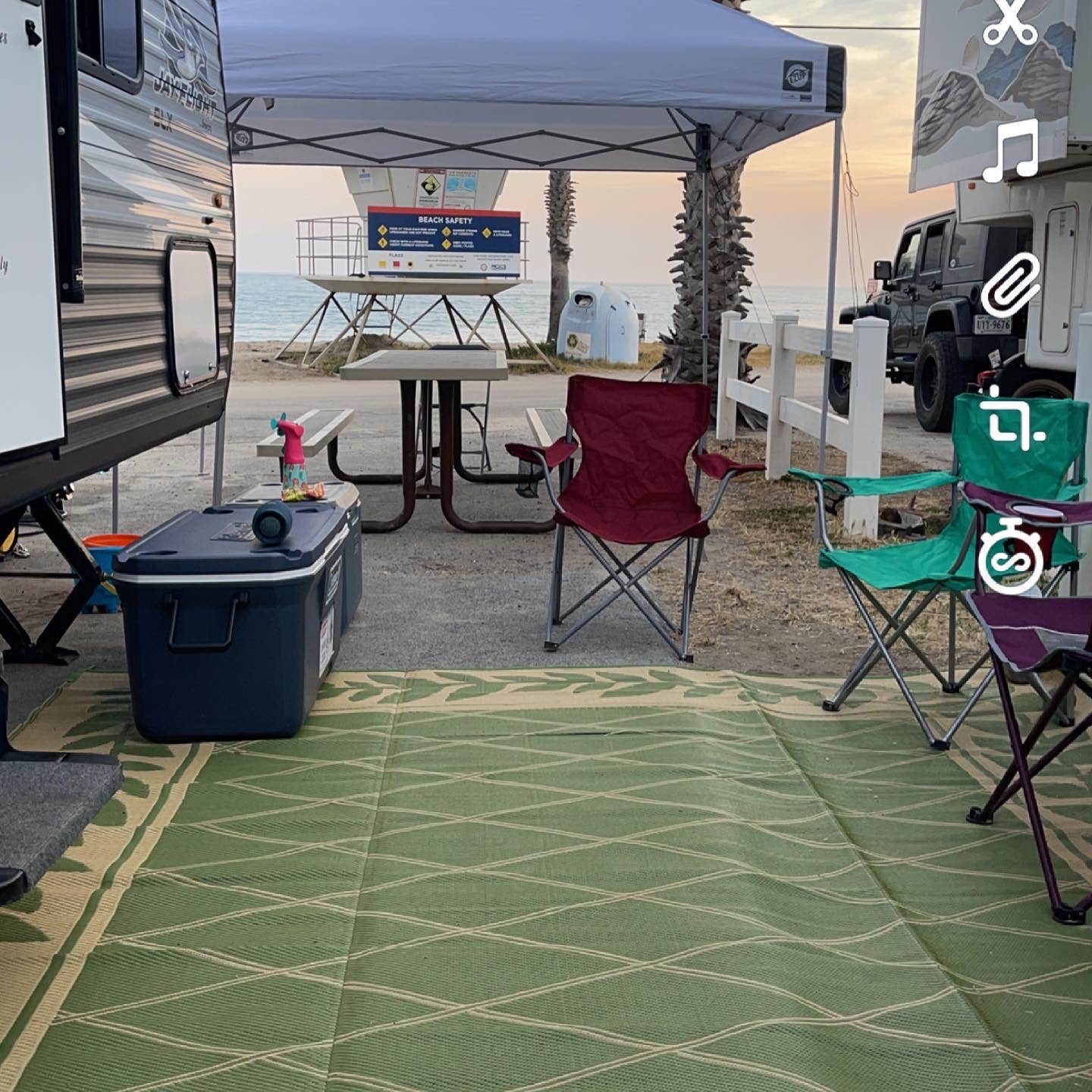 Jose J.'s photo of rv camping at San Onofre Recreation Beach and Camping near Avalon, CA