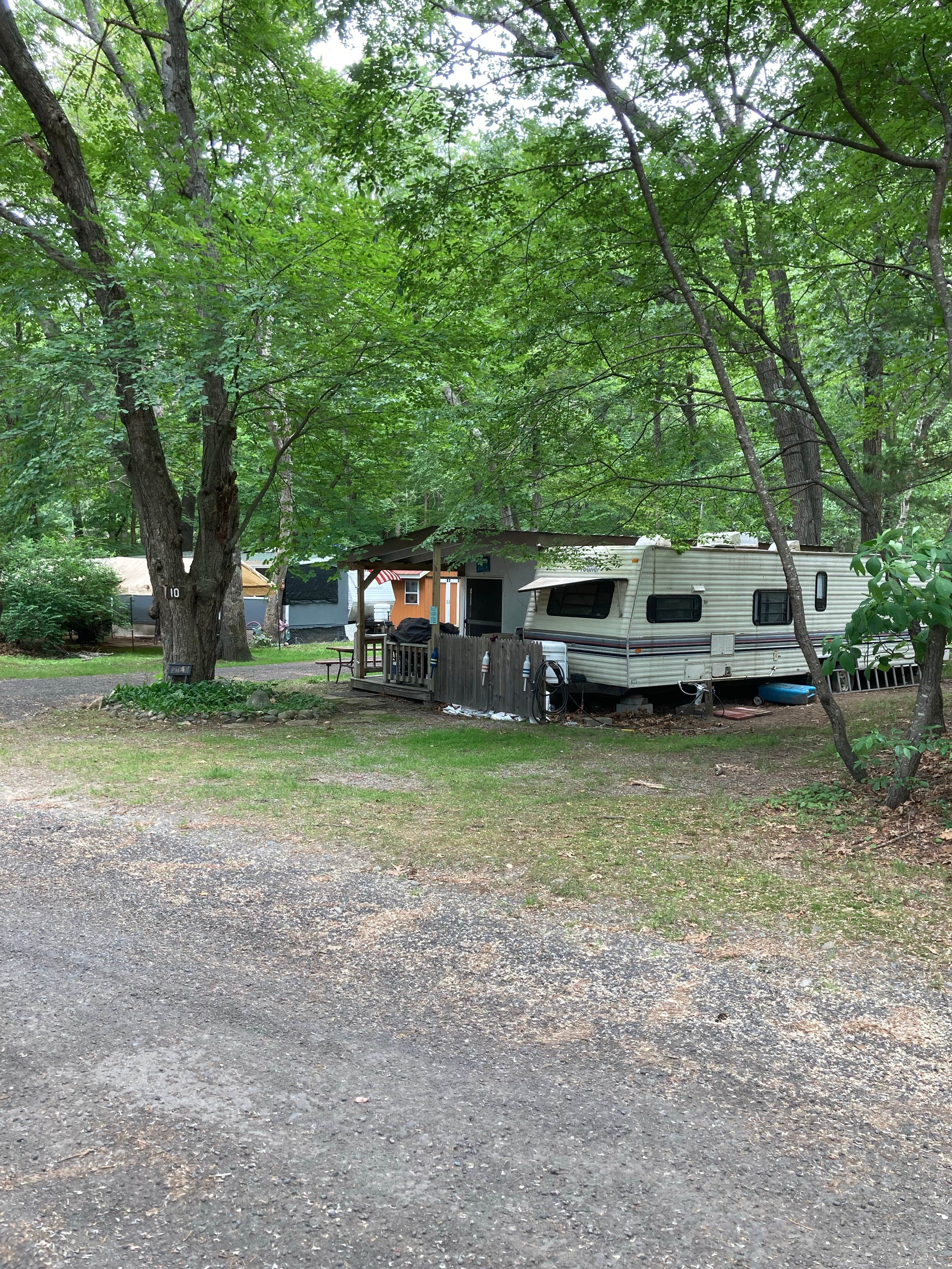 Camper-submitted photo at The Pines Camping Area near Groveland, MA
