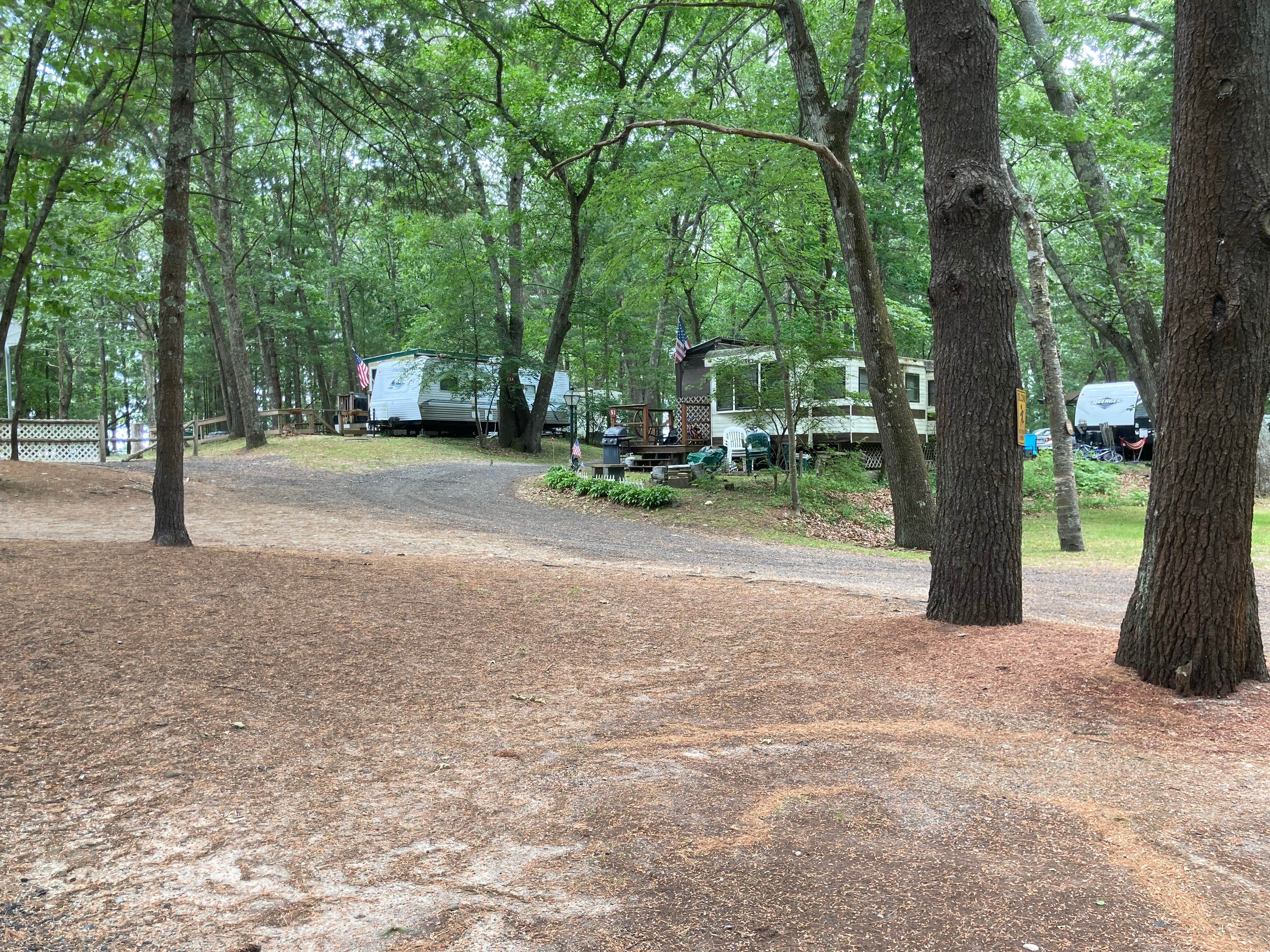 Camper-submitted photo at The Pines Camping Area near Groveland, MA