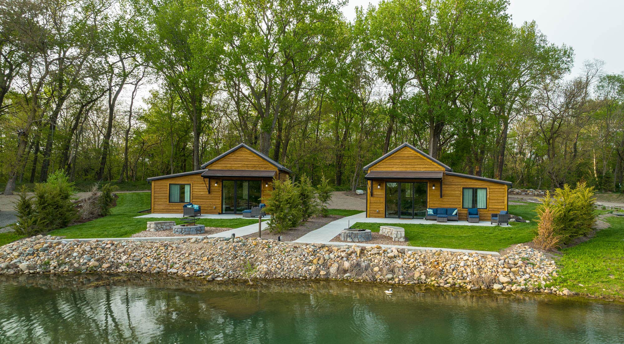 Heather V.'s photo of a cabin at Sankoty Lakes near Peoria, IL