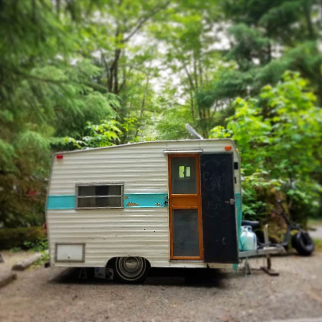 ashley E.'s photo of rv camping at Lake Sylvia State Park Campground near Matlock, WA
