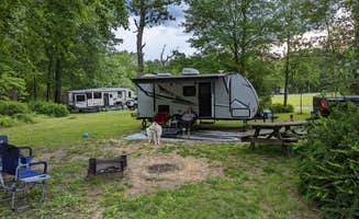 Michael's photo of rv camping at Hickory Run State Park Campground near Moscow, PA