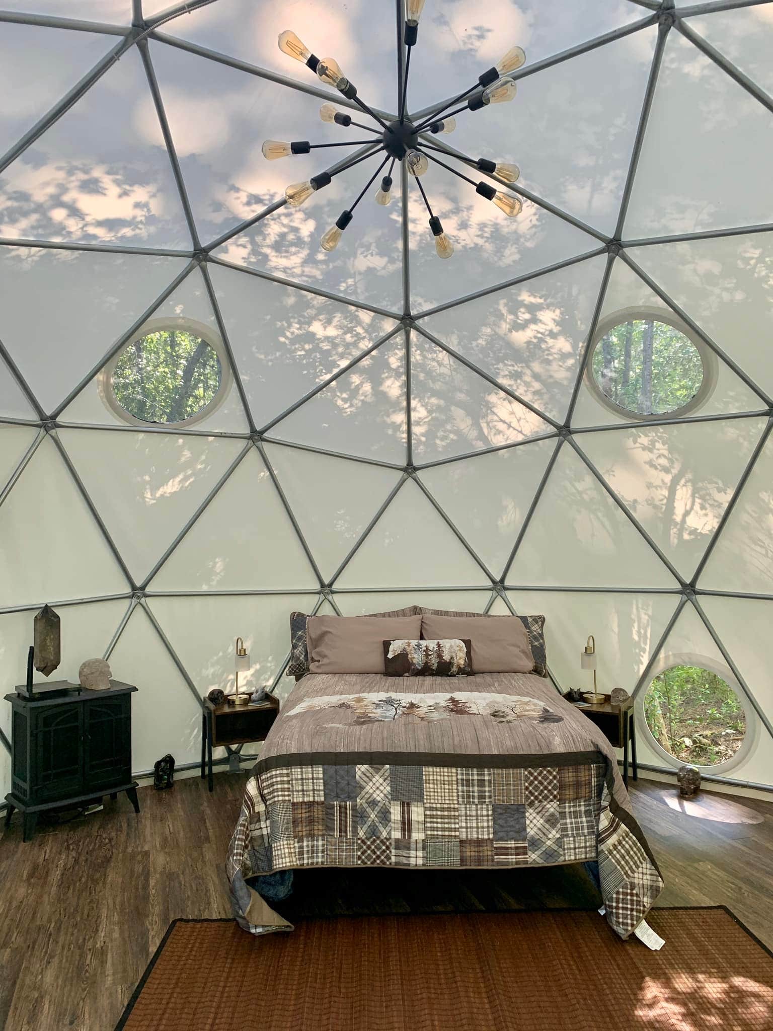 Jami M.'s photo of glamping accommodations at The Healing Place near Redding, CA