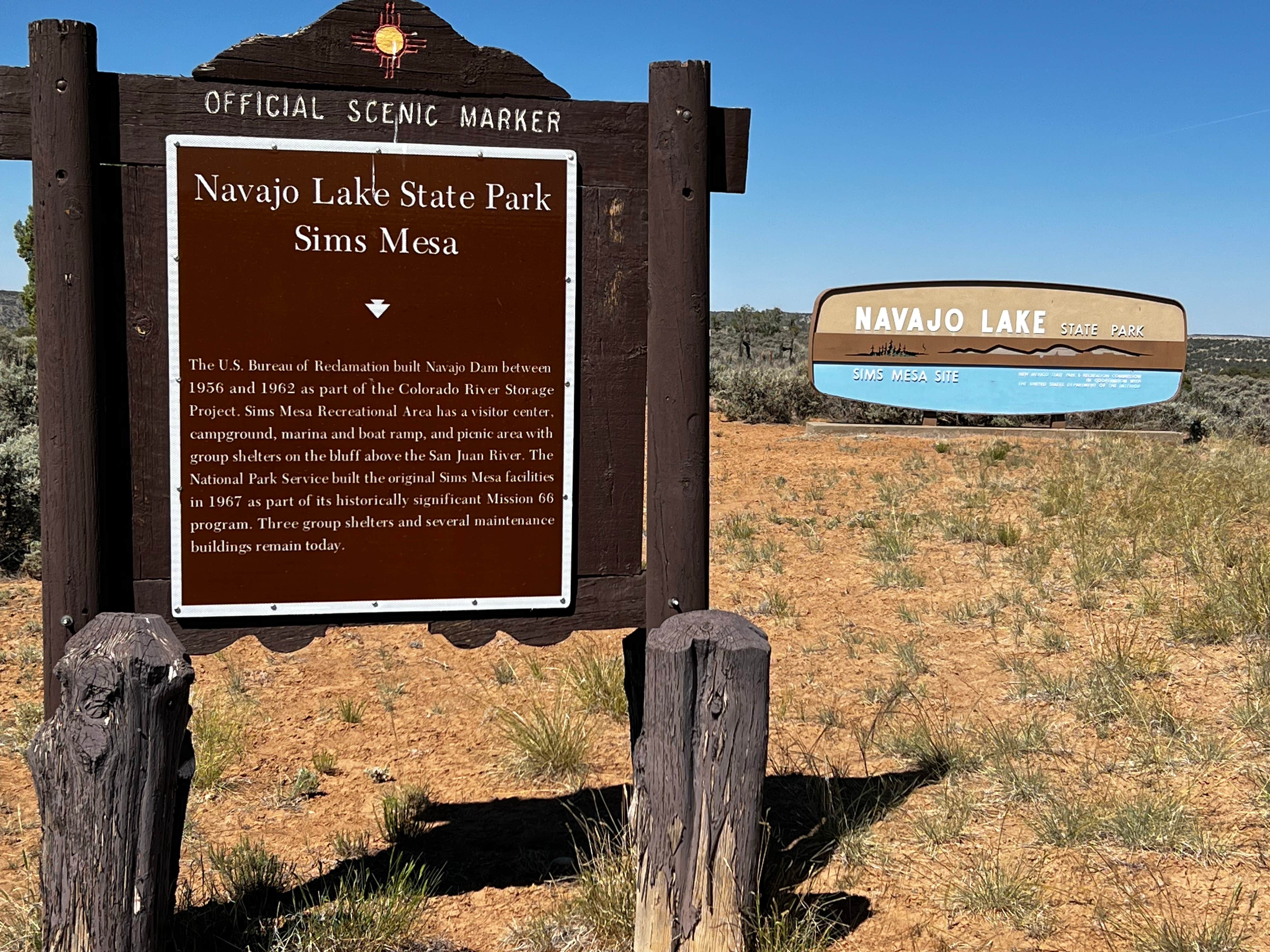 Camper-submitted photo at Sims Mesa Campground — Navajo Lake State Park near Kirtland, NM