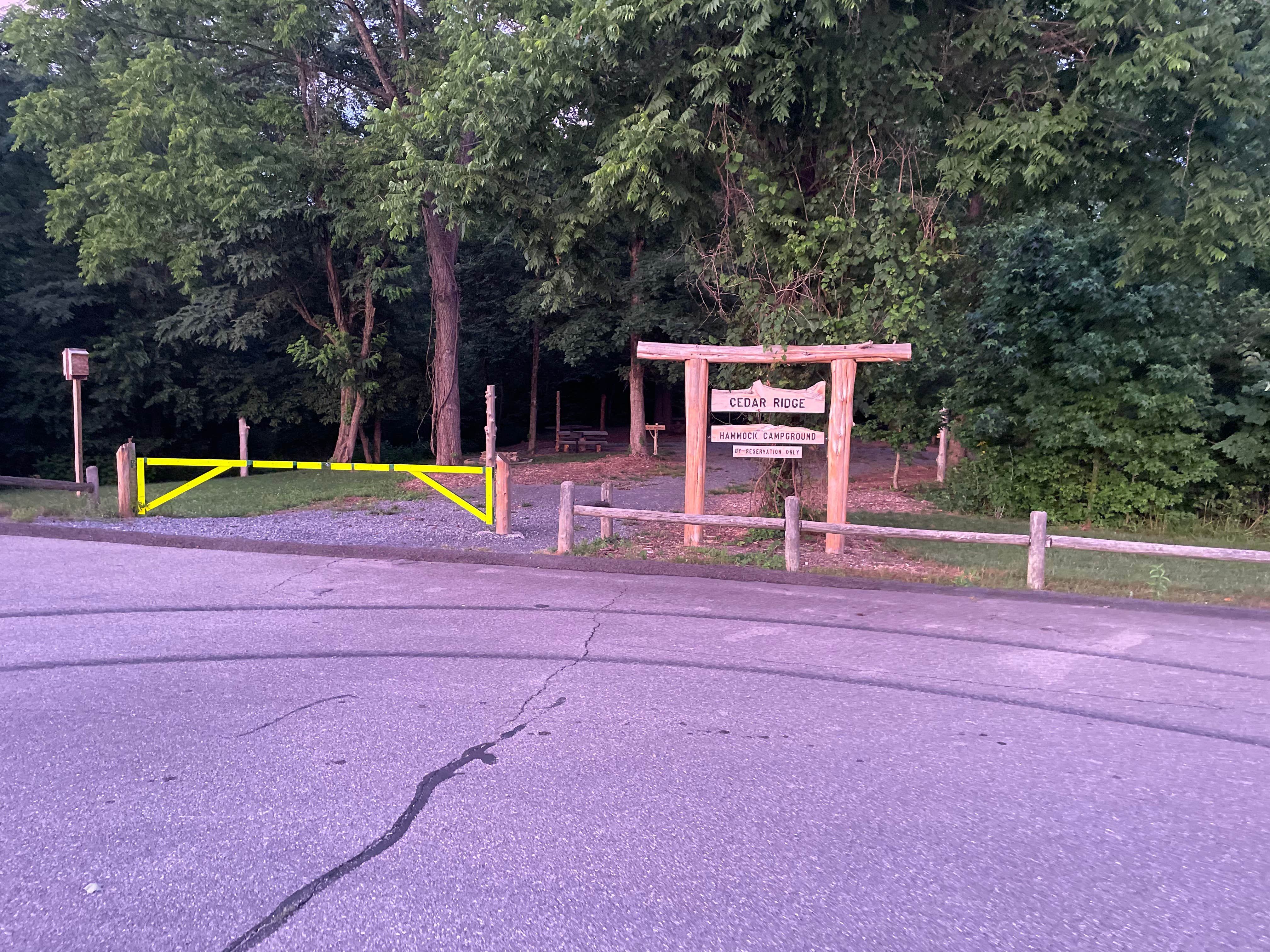 Camper-submitted photo at Cedar Ridge Hammock Campground — Warriors' Path State Park near Kingsport, TN