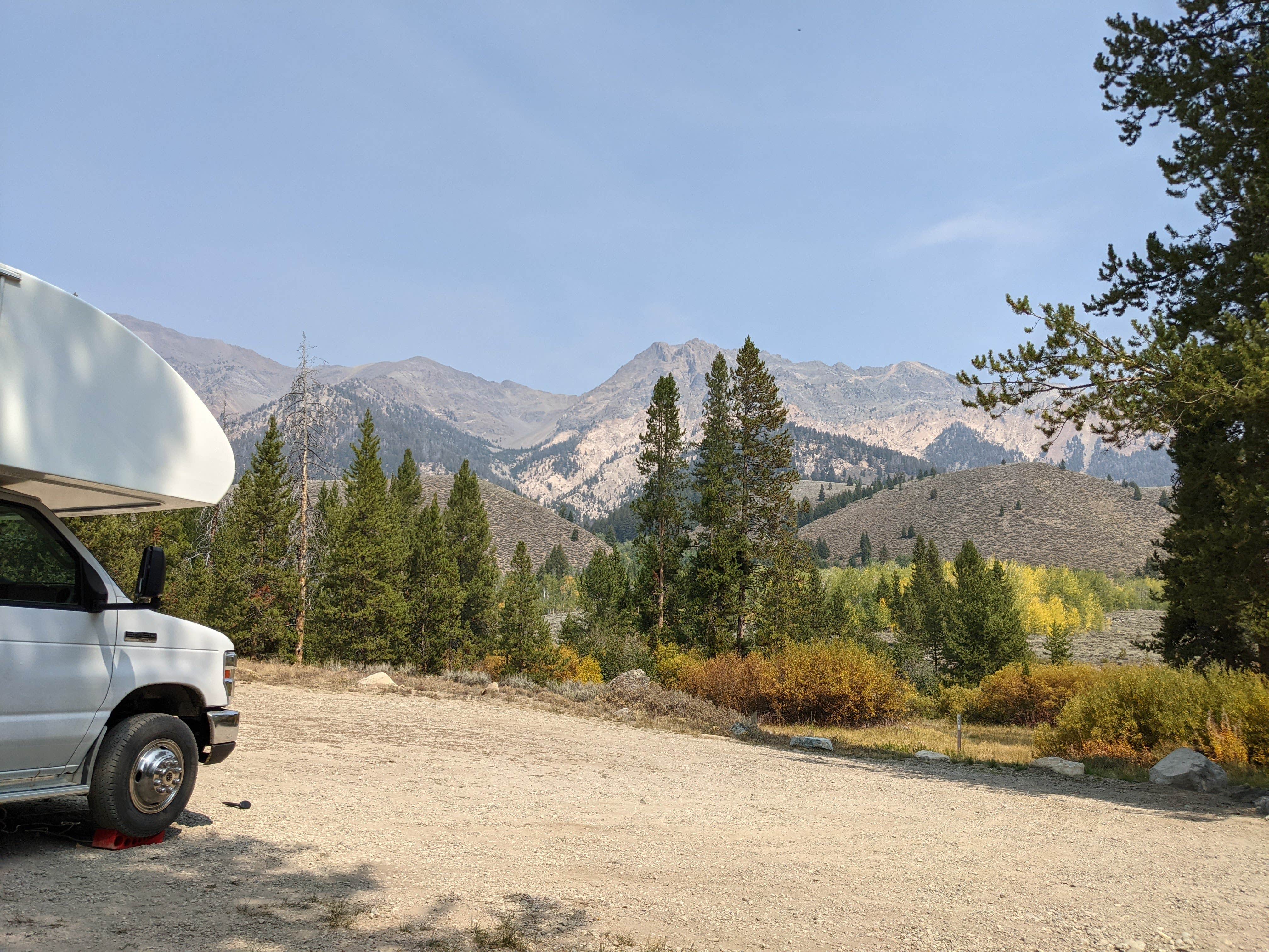 Laura M.'s photo of rv camping at Prairie Creek Camping near Ketchum, ID